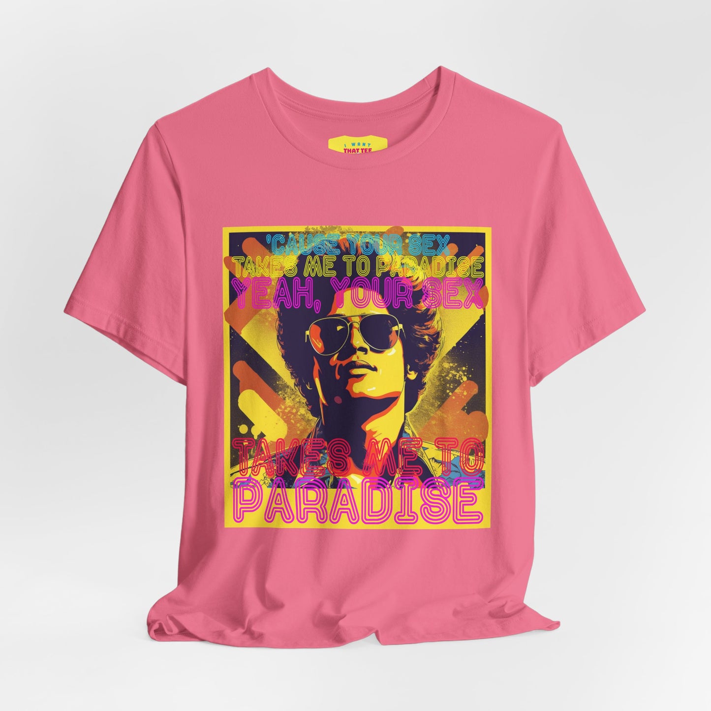 BRUNO MARS - CAUSE YOUR SEX TAKES ME TO PARADISE (Unisex Softstyle T-Shirt)