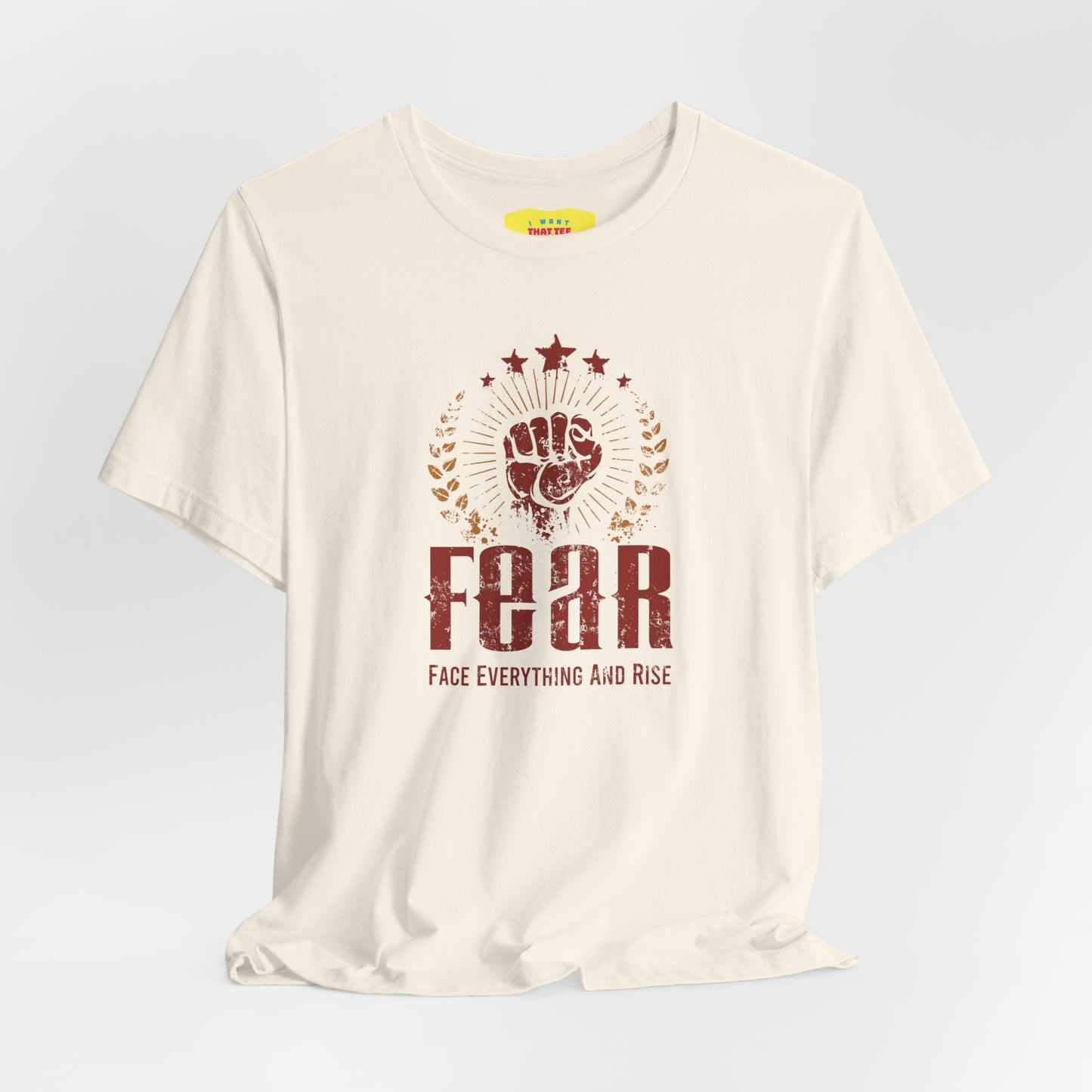 FEAR - FACE EVERYTHING AND RISE (Unisex Jersey Short Sleeve Tee)