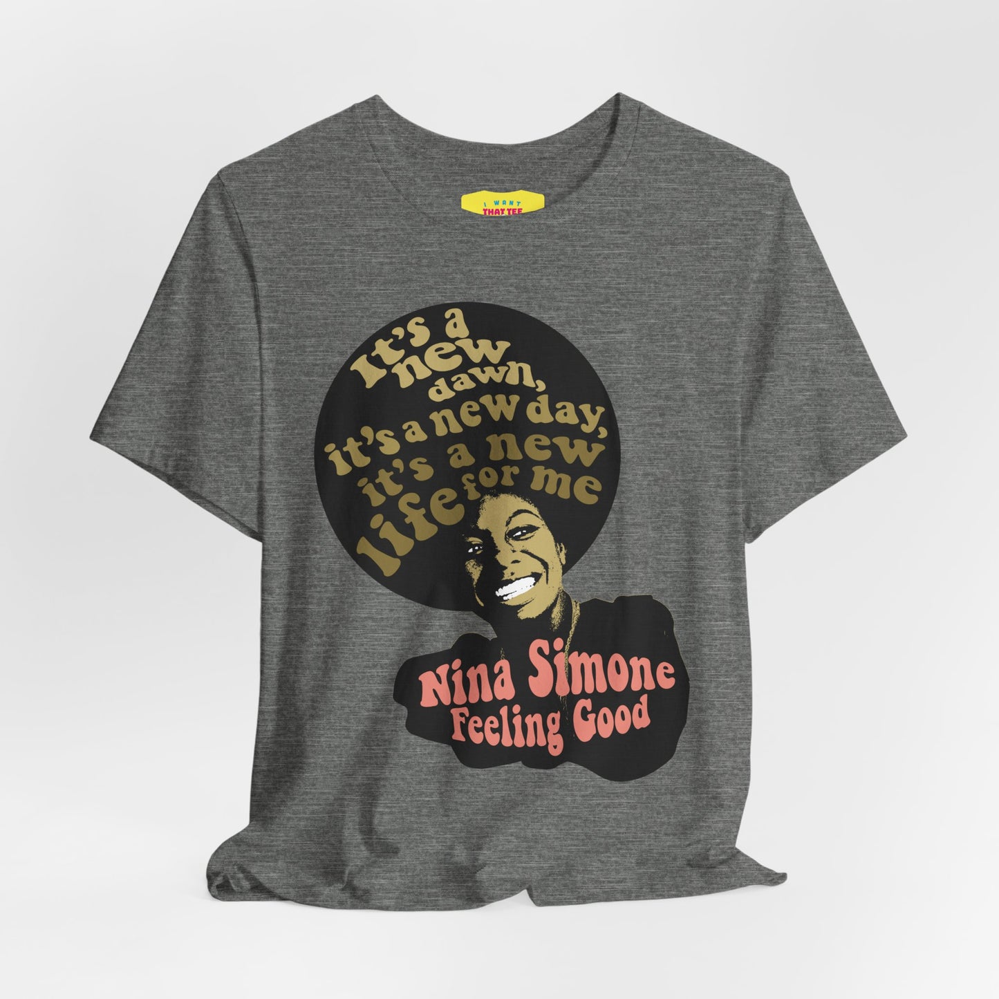 NINA SIMONE - FEELING GOOD (Unisex Jersey Short Sleeve Tee)