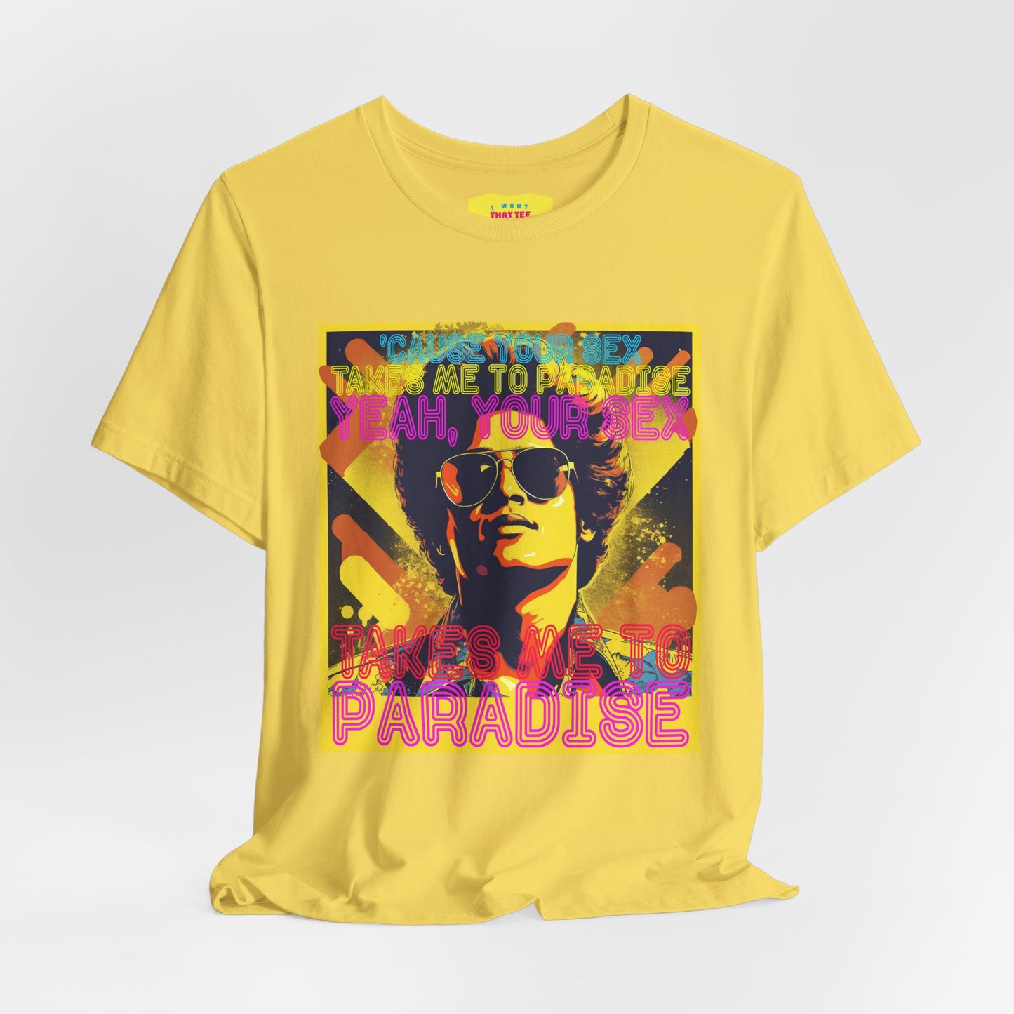 BRUNO MARS - CAUSE YOUR SEX TAKES ME TO PARADISE (Unisex Softstyle T-Shirt)