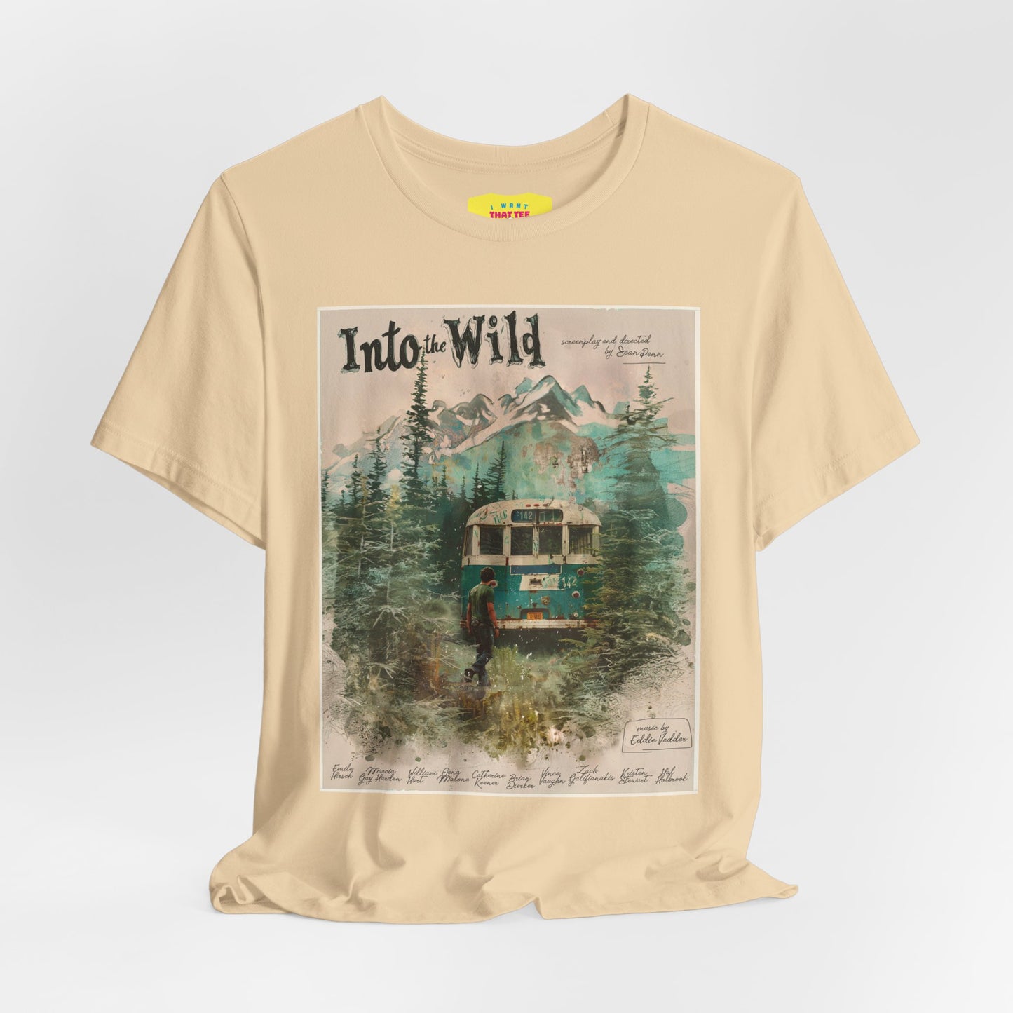 INTO THE WILD - ALTERNATIVE MOVIE POSTER (Unisex Jersey Short Sleeve Tee)