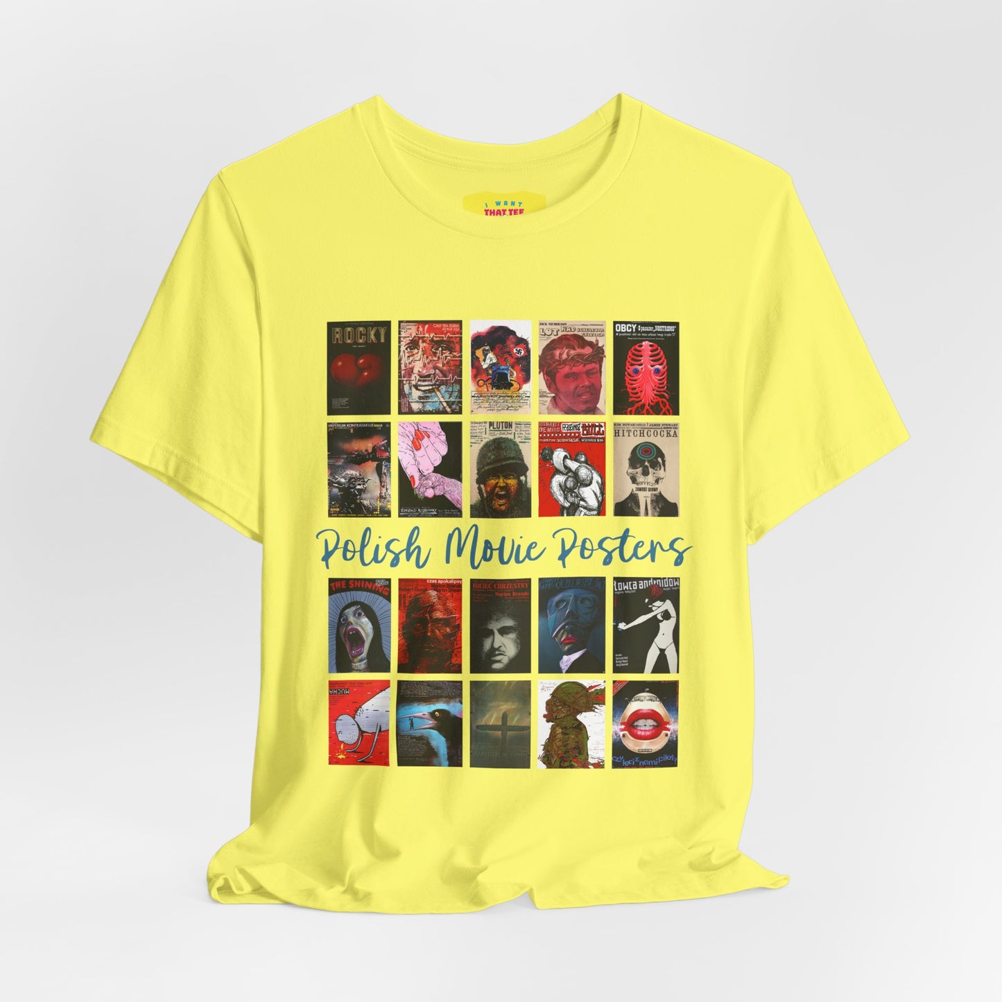 POLISH MOVIE POSTERS (Unisex Jersey Short Sleeve Tee)