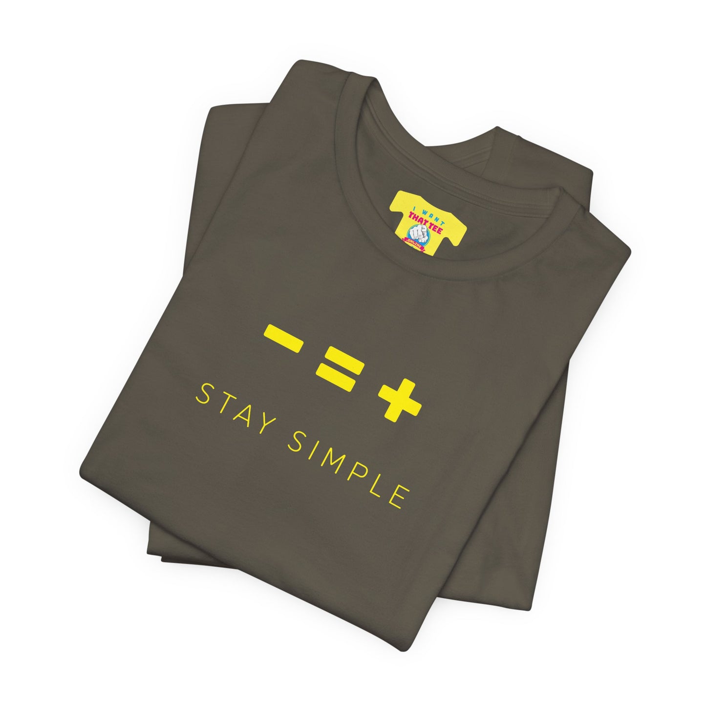 LESS IS MORE - STAY SIMPLE (Unisex Softstyle T-Shirt)