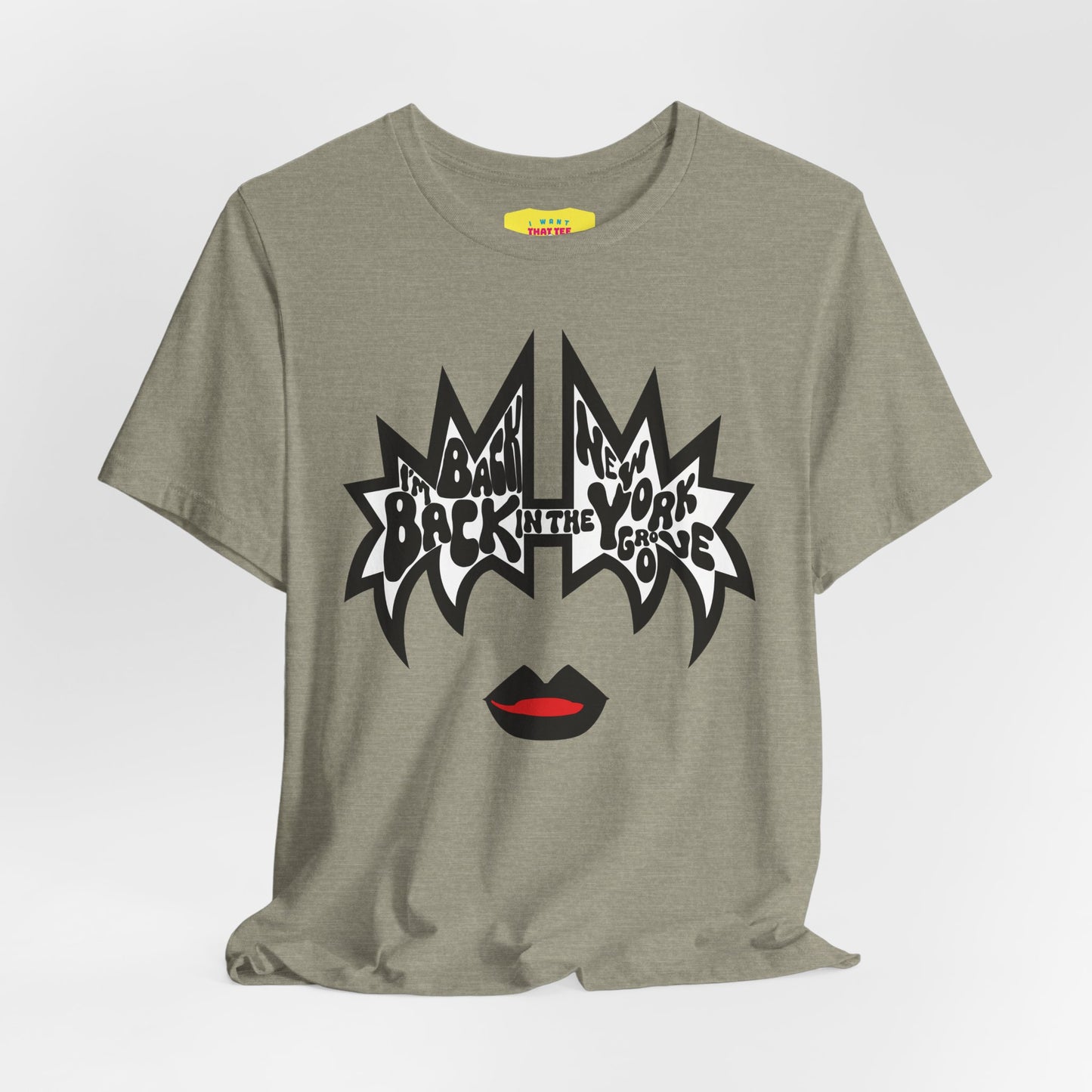 BACK IN THE NY GROOVE - KISS / ACE FREHLEY ( Unisex Jersey Short Sleeve Tee)