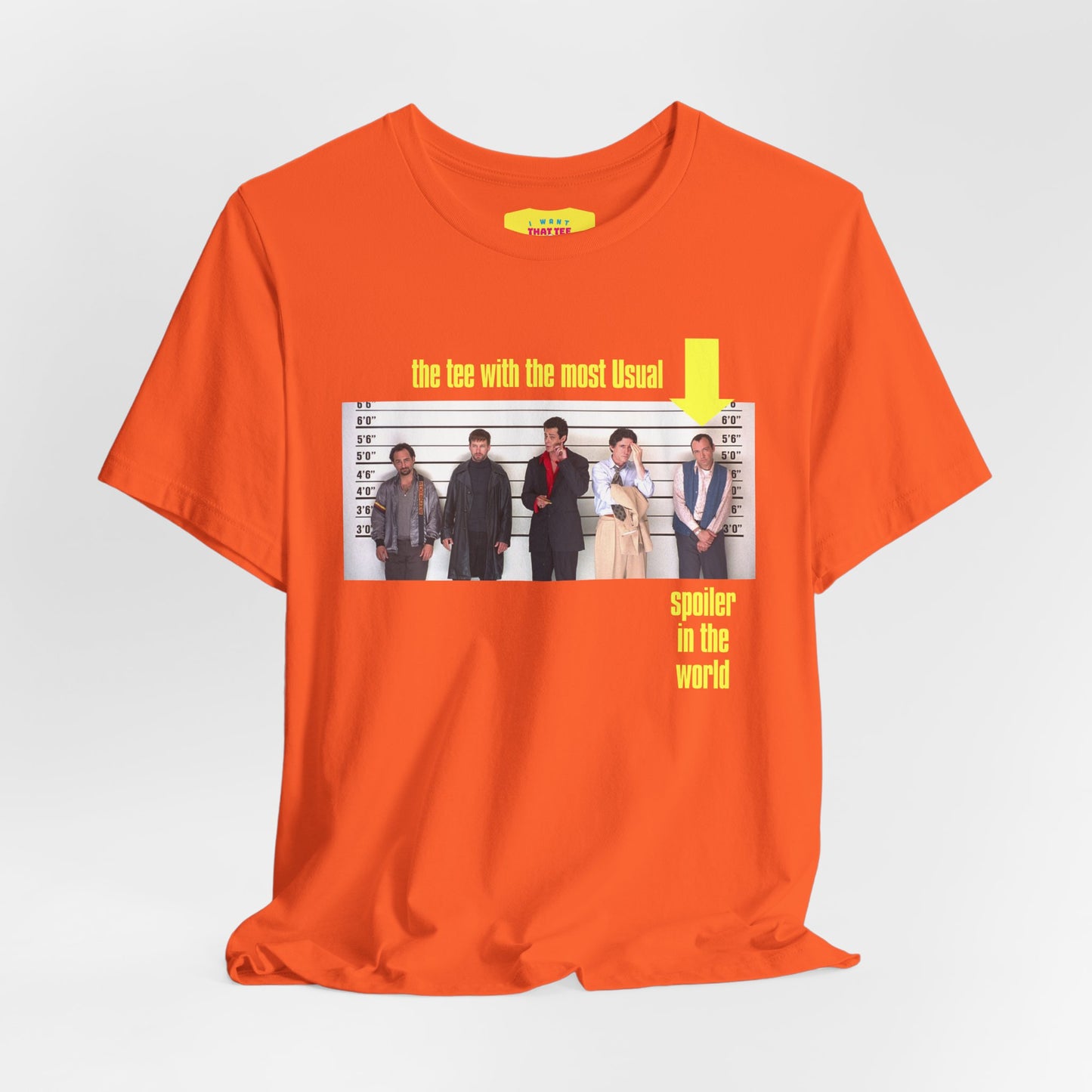 THE USUAL SUSPECTS SPOILER (Unisex Jersey Short Sleeve Tee)