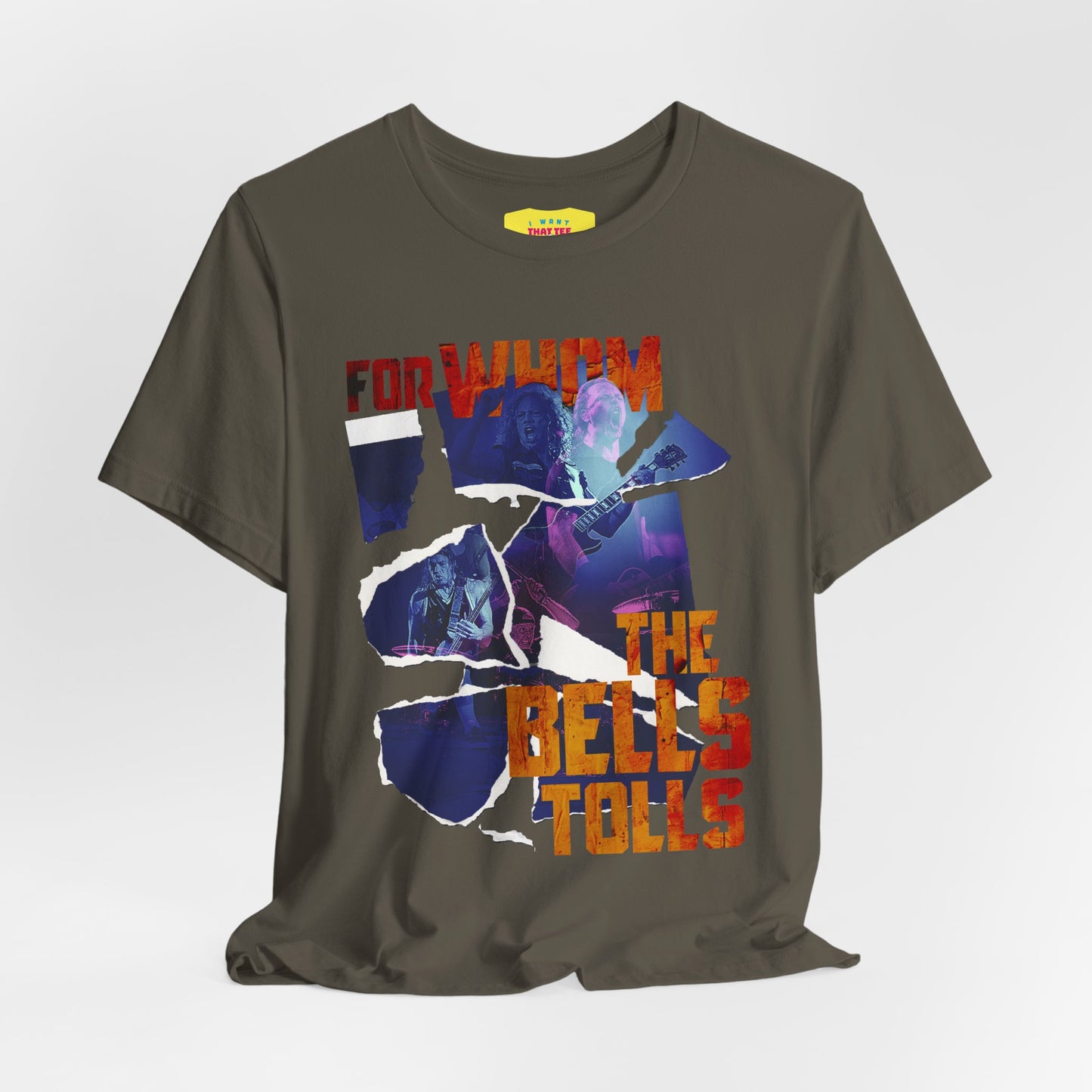 FOR WHOM THE BELLS TOLLS - METALLICA (Unisex Jersey Short Sleeve Tee)