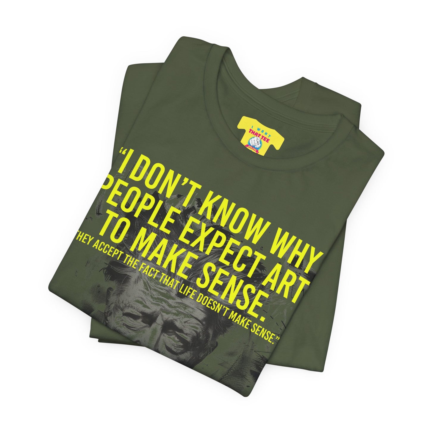 DAVID LYNCH QUOTE (Unisex Jersey Short Sleeve Tee)