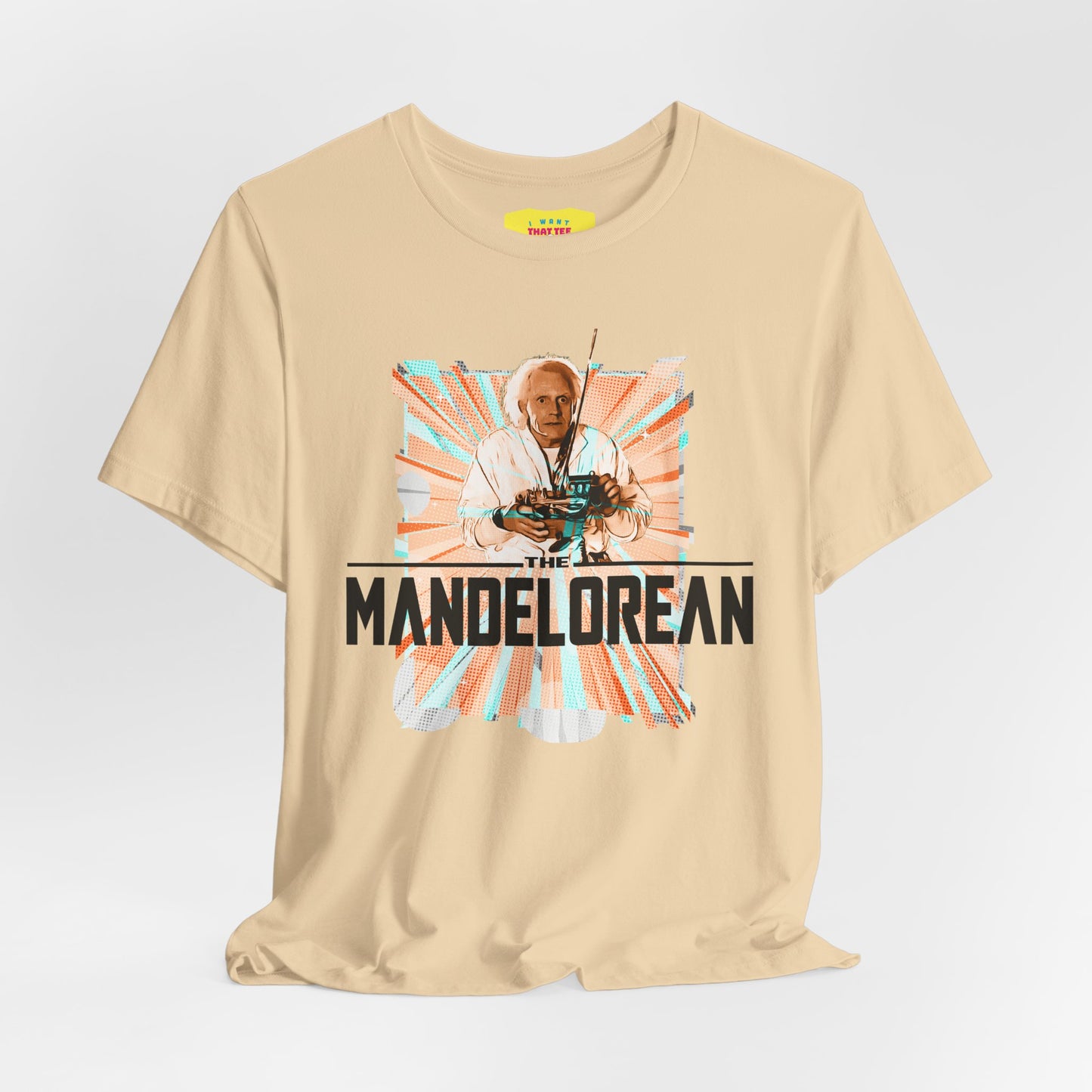 THE MANDELOREAN - BACK TO THE FUTURE JOKE (Unisex Jersey Short Sleeve Tee)