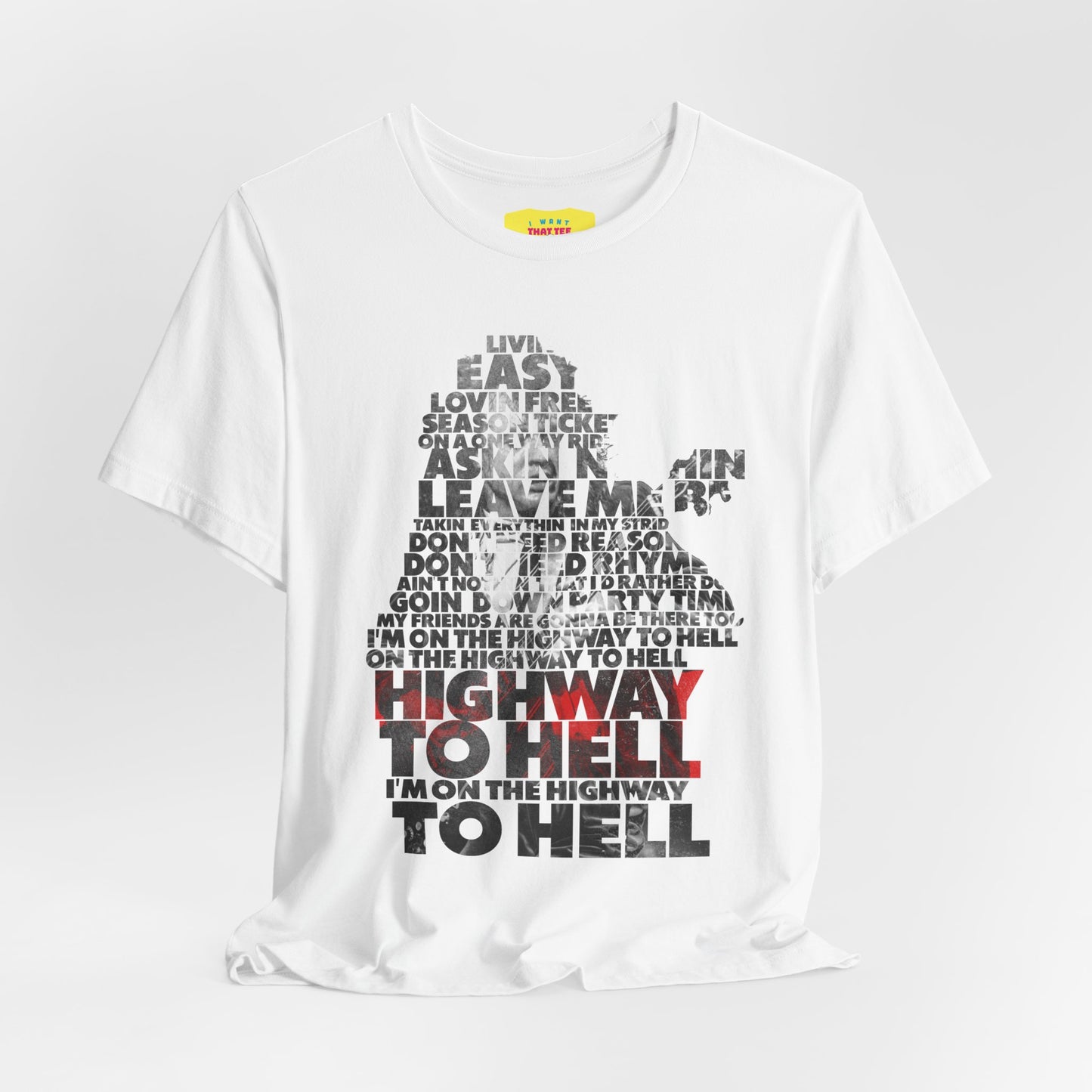 HIGHWAY TO HELL - AC/DC (Unisex Jersey Short Sleeve Tee)