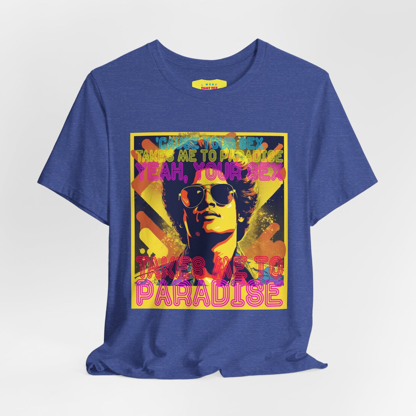 BRUNO MARS - CAUSE YOUR SEX TAKES ME TO PARADISE (Unisex Softstyle T-Shirt)