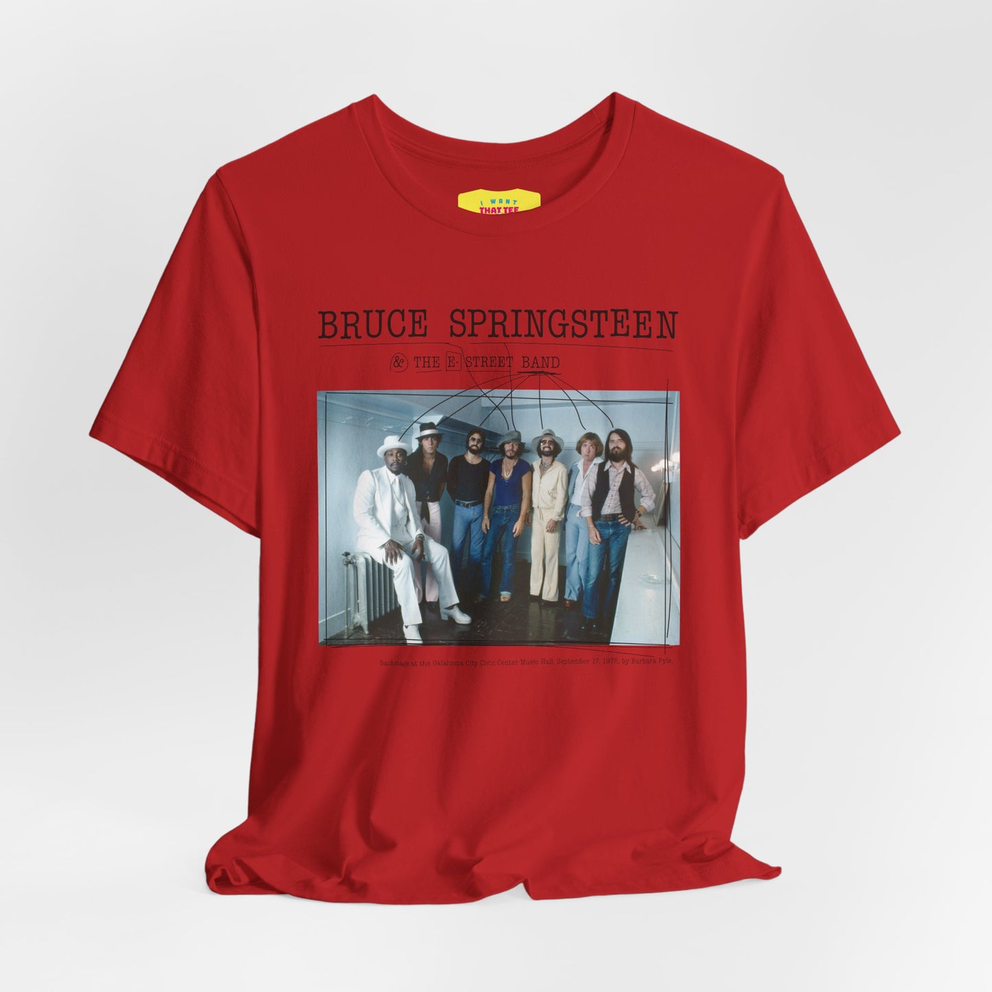 BRUCE SPRINGSTEEN & THE E-STREET BAND (Unisex Jersey Short Sleeve Tee)