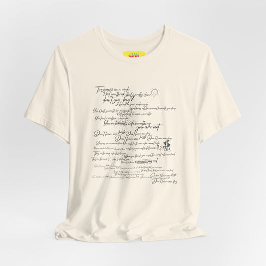 HIGH & DRY - RADIOHEAD LYRICS (Unisex Softstyle T-Shirt)