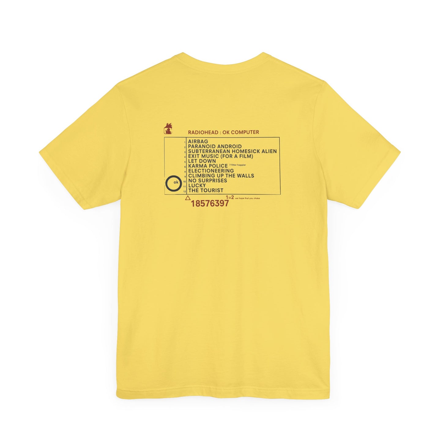 OK COMPUTER - RADIOHEAD (Unisex Jersey Short Sleeve Tee)