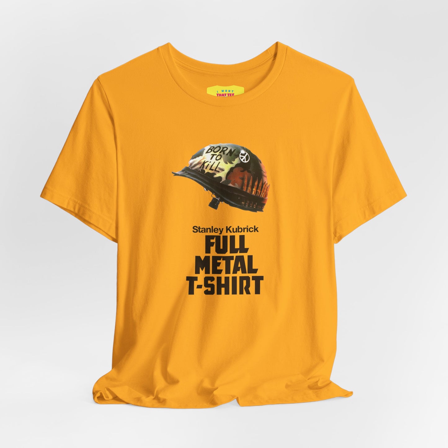 FULL METAL T-SHIRT - STANLEY KUBRICK'S MOVIE JOKE (Unisex Softstyle T-Shirt)