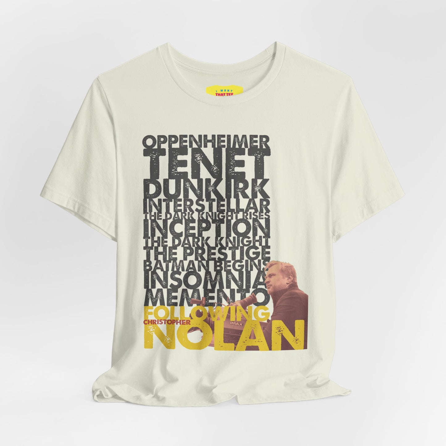 FOLLOWING CHRISTOPHER NOLAN (Unisex Jersey Short Sleeve Tee)