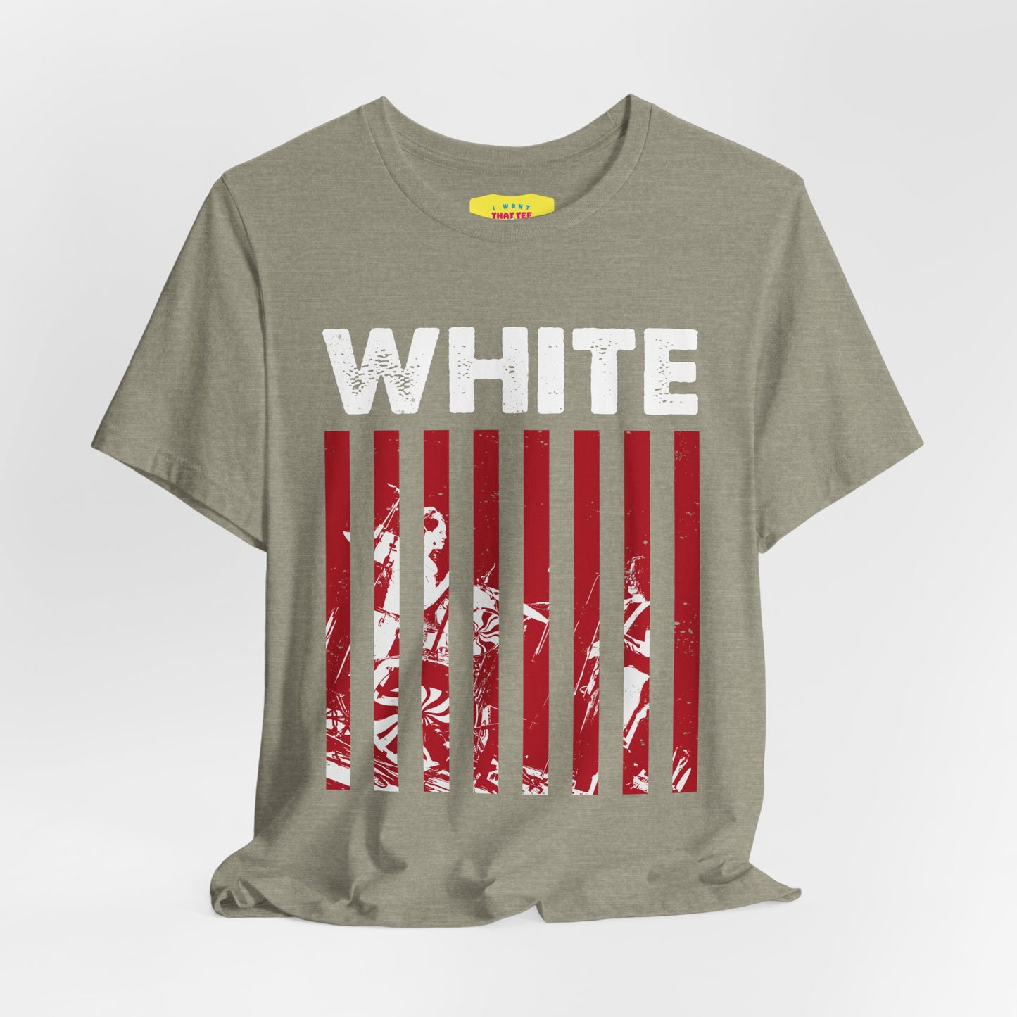 WHITE STRIPES (Unisex Jersey Short Sleeve Tee)