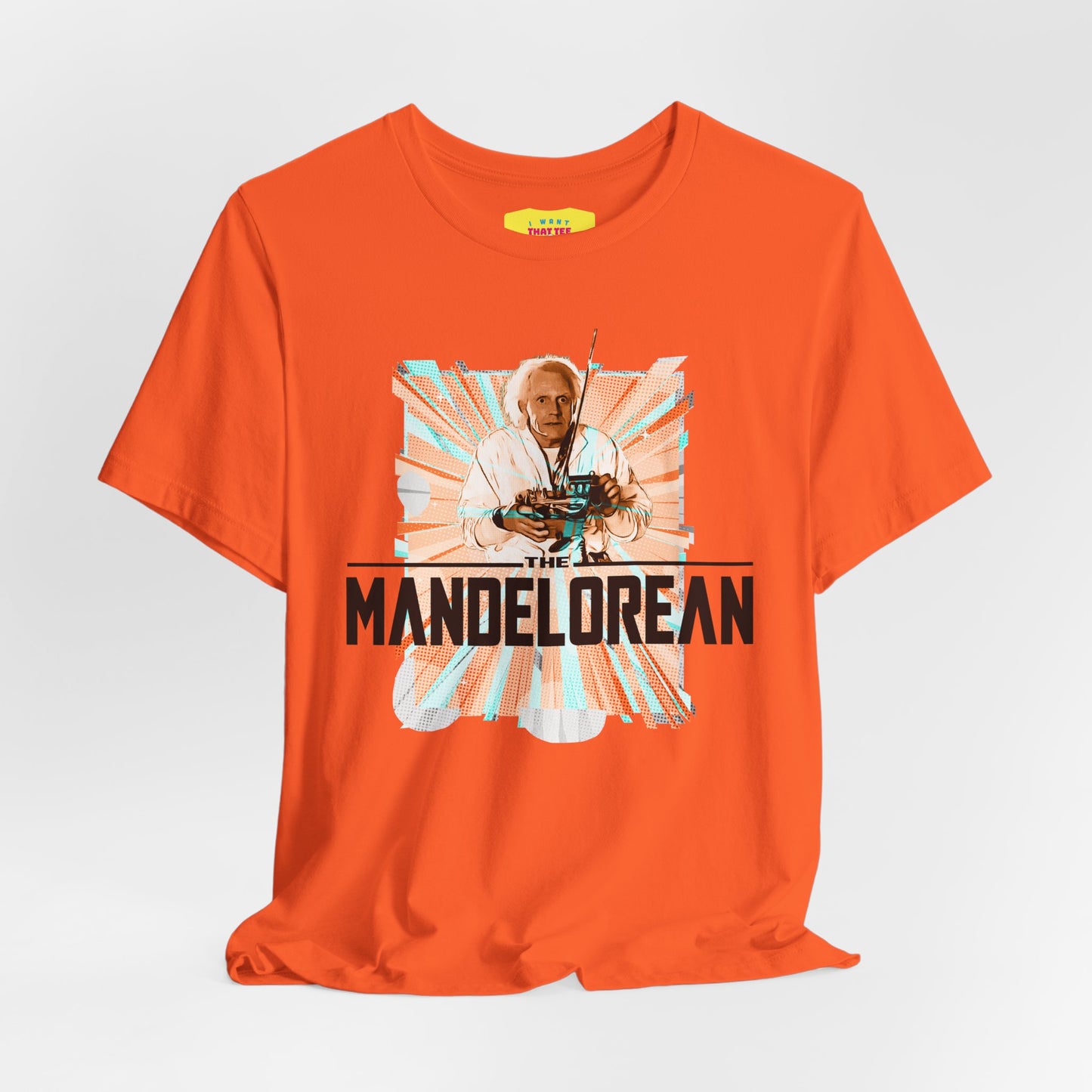 THE MANDELOREAN - BACK TO THE FUTURE JOKE (Unisex Jersey Short Sleeve Tee)