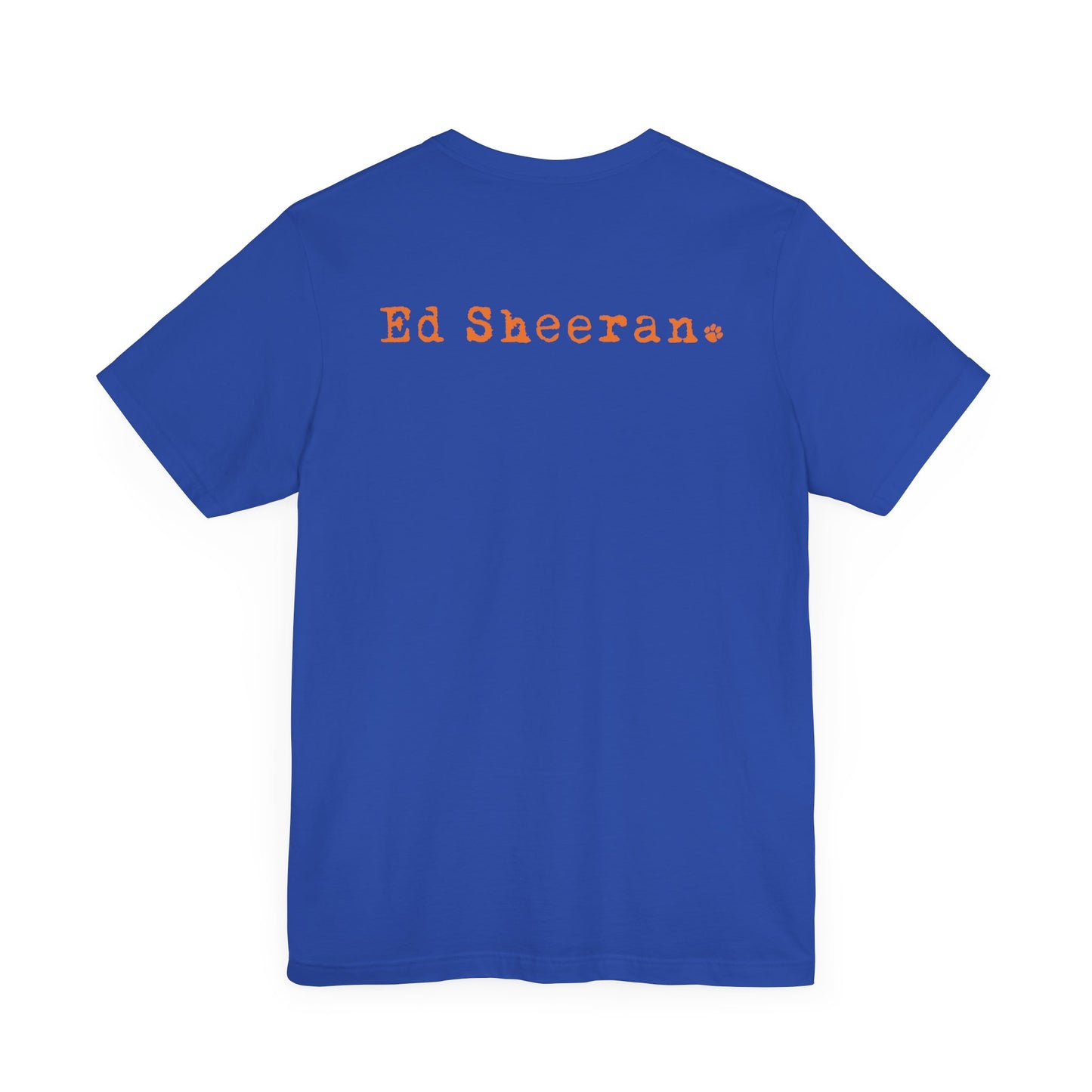 ED SHEERAN CHOCOLATE QUOTE (Unisex Jersey Short Sleeve Tee)