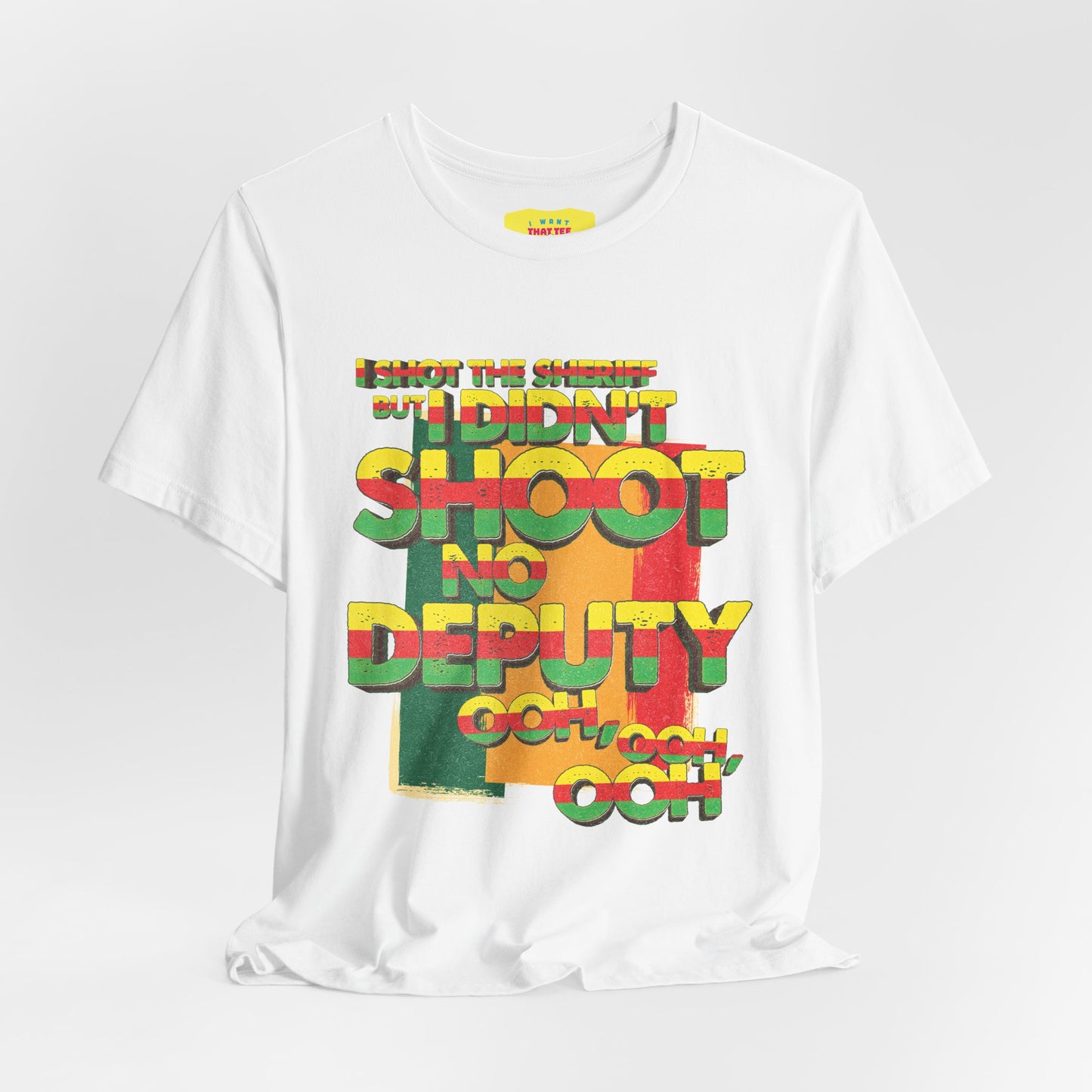 I SHOT THE SHERIFF (Unisex Jersey Short Sleeve Tee)