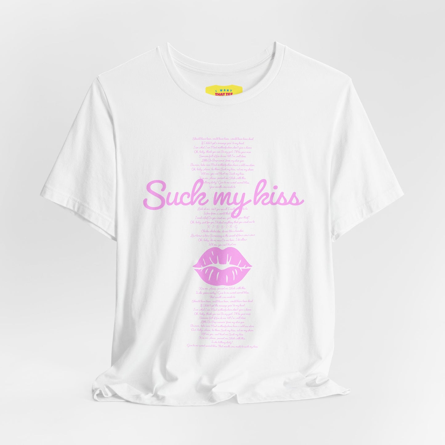 SUCK MY KISS - RED HOT CHILI PEPPERS (Unisex Jersey Short Sleeve Tee)