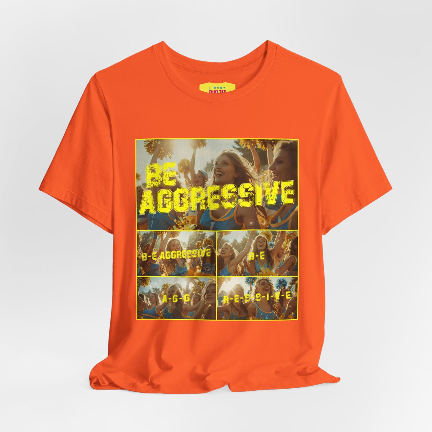 BE AGGRESSIVE - FAITH NO MORE (Unisex Jersey Short Sleeve Tee)