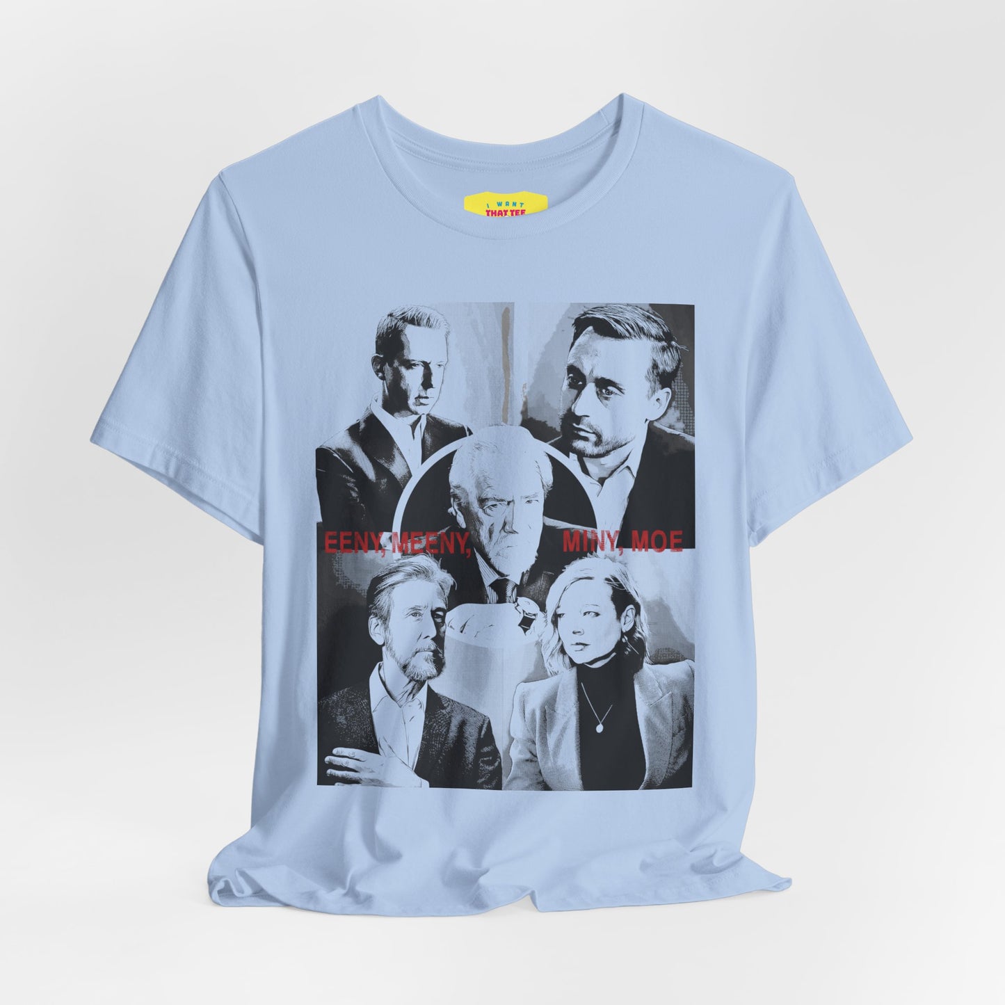 EENY, MEENY, MINY, MOE - SUCCESSION (Unisex Jersey Short Sleeve Tee)