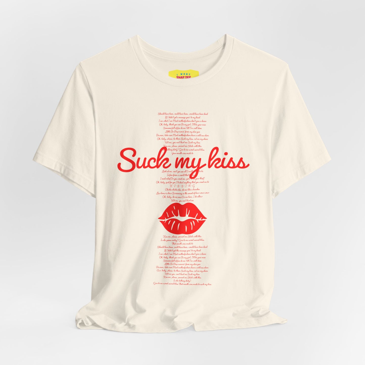 SUCK MY KISS - RED HOT CHILI PEPPERS (Unisex Jersey Short Sleeve Tee)