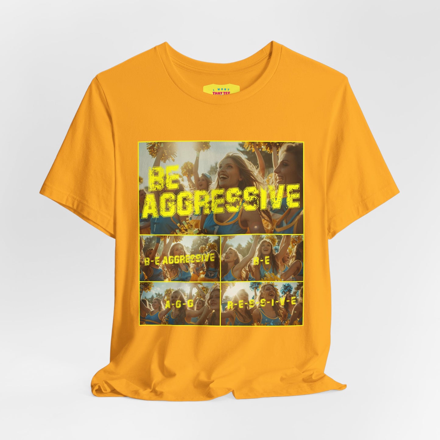 BE AGGRESSIVE - FAITH NO MORE (Unisex Jersey Short Sleeve Tee)