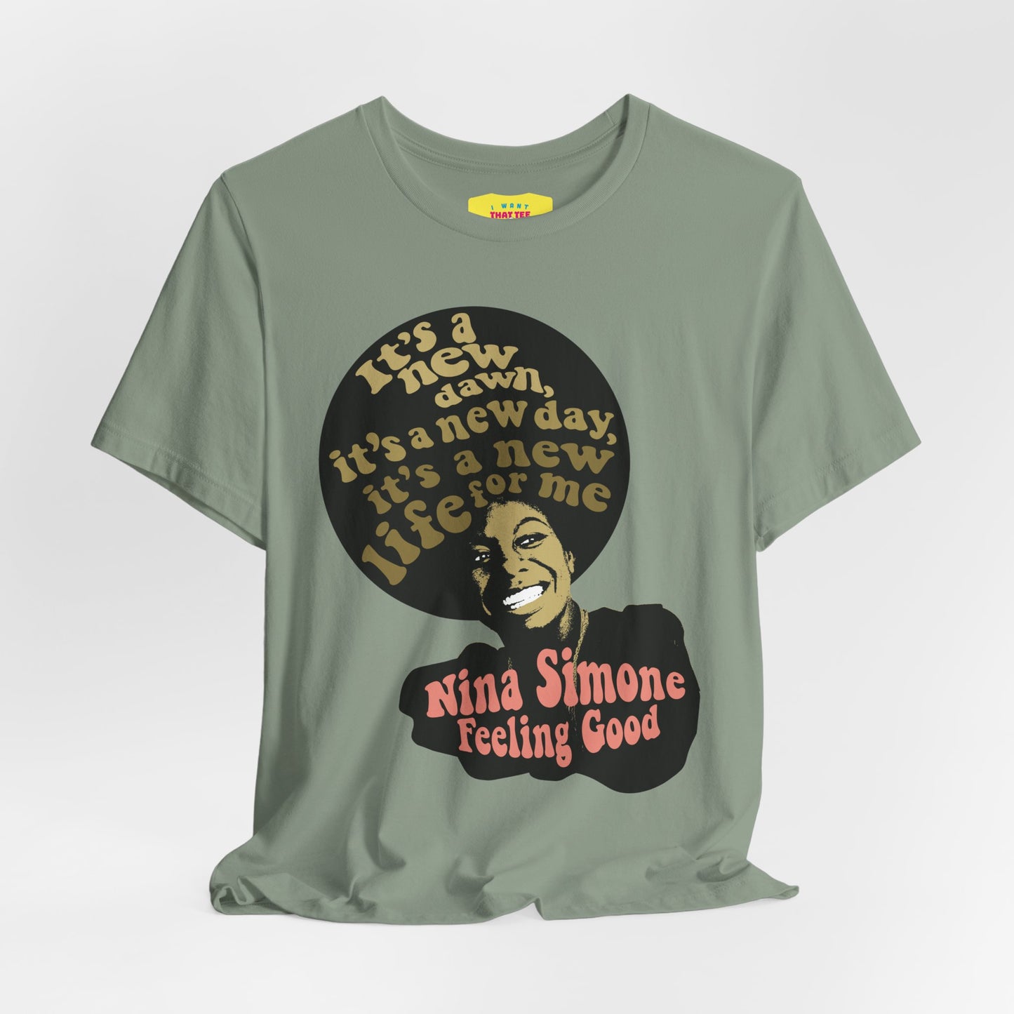 NINA SIMONE - FEELING GOOD (Unisex Jersey Short Sleeve Tee)