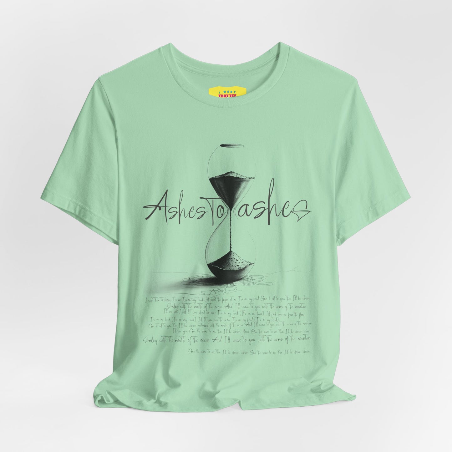 ASHES TO ASHES - FAITH NO MORE (Unisex Jersey Short Sleeve Tee)