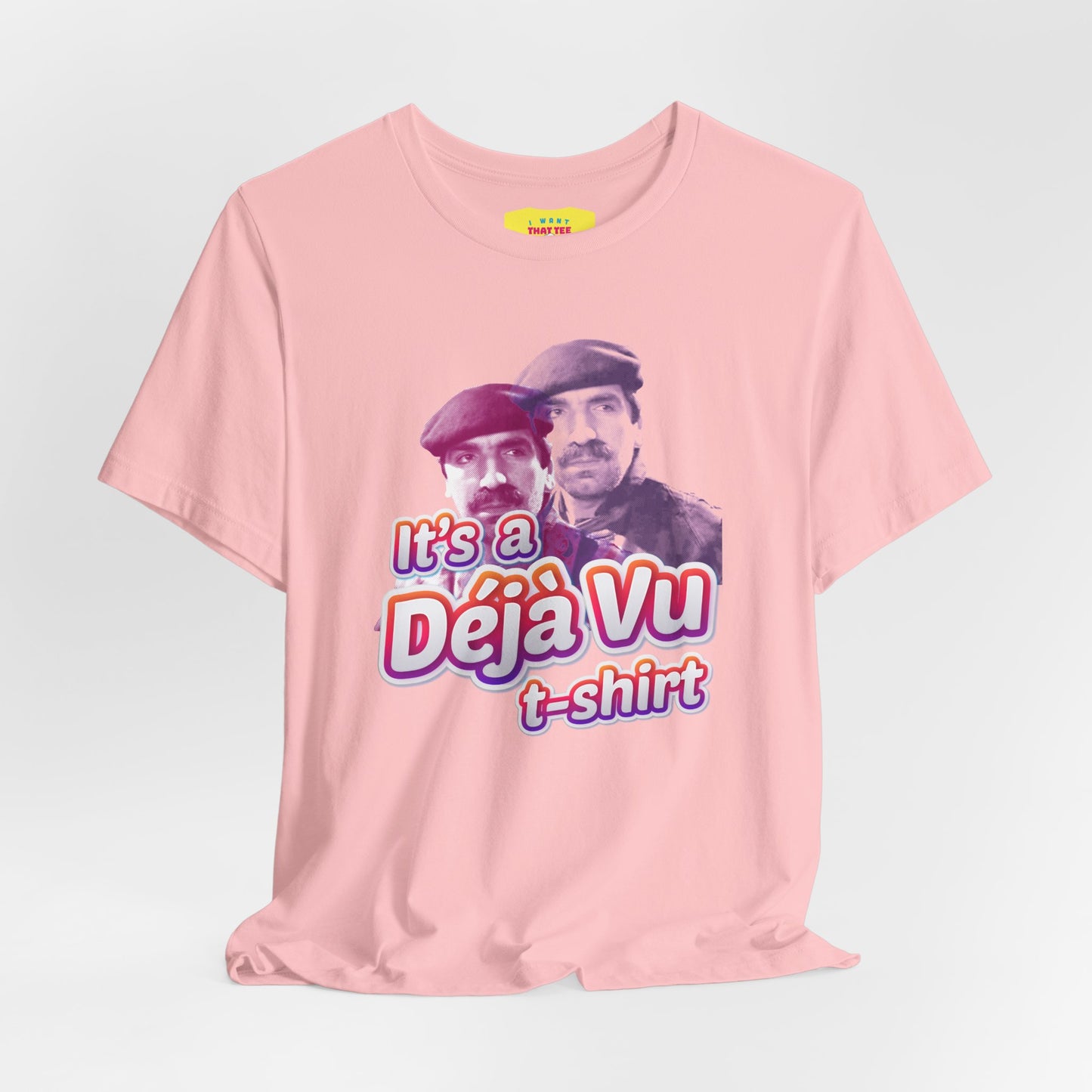 IT'S A DÉJÀ VU T-SHIRT - TOP SECRET MOVIE CHARACTER JOKE (Unisex Softstyle T-Shirt)