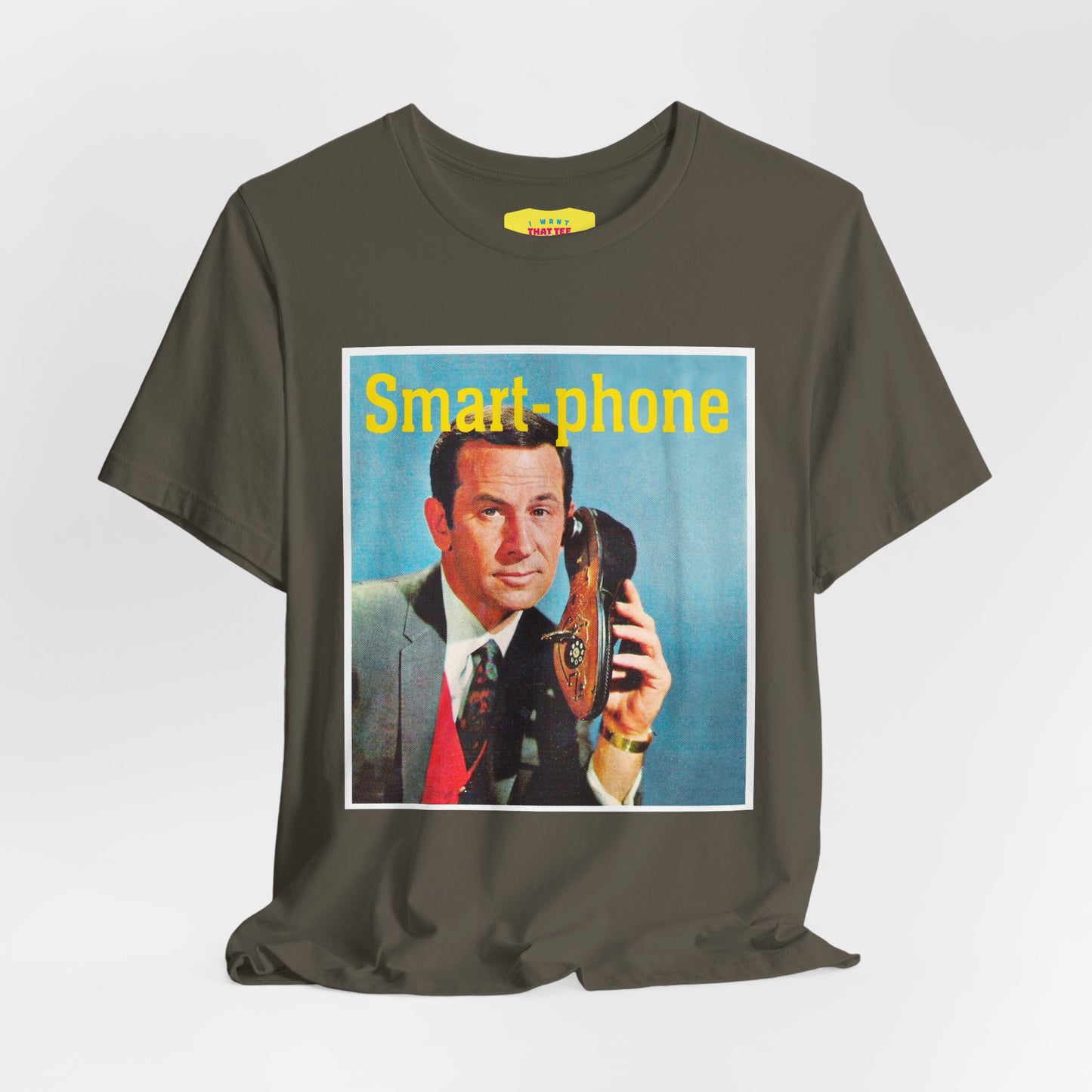 SMARTPHONE - MAXWELL SMART JOKE (Unisex Jersey Short Sleeve Tee)