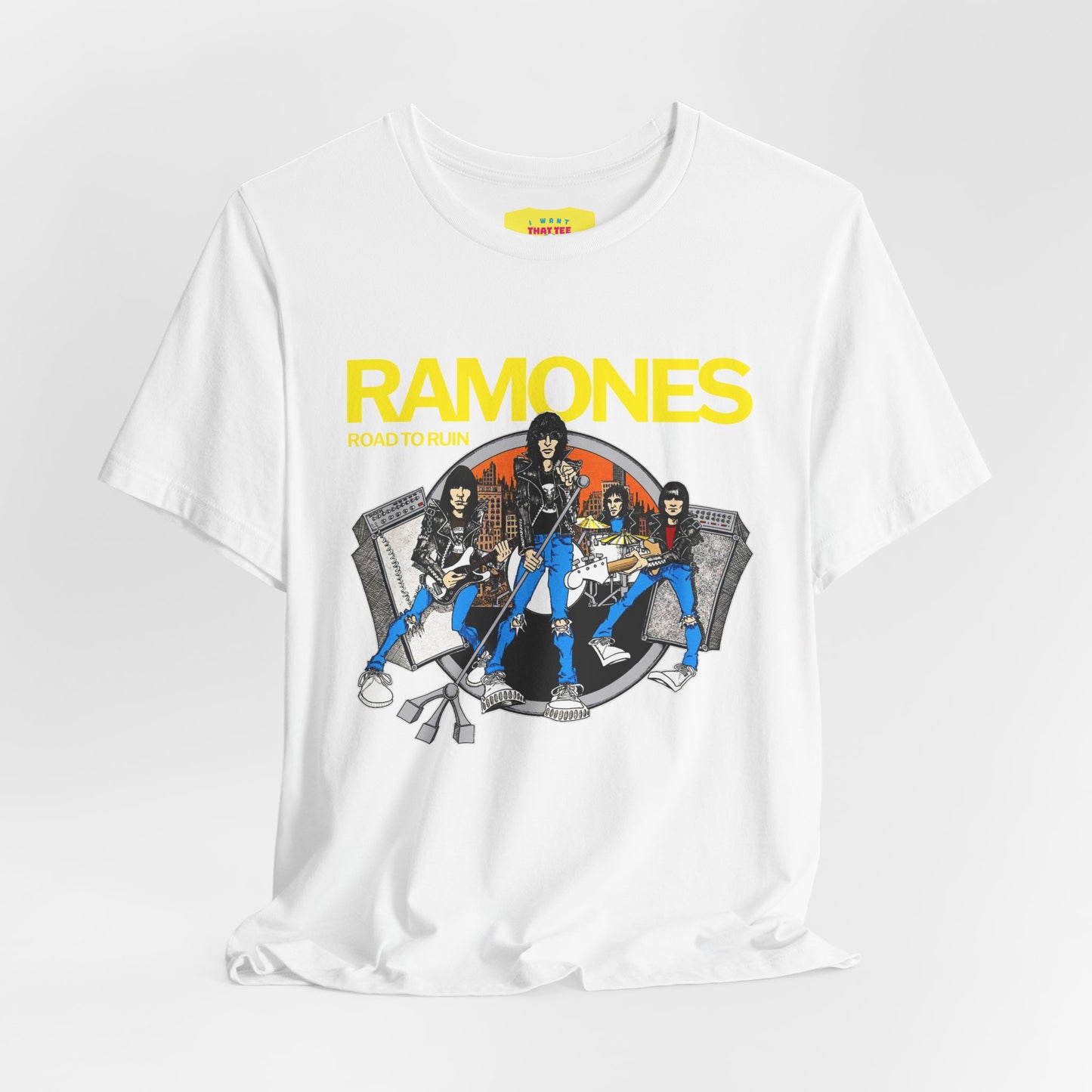 RAMONES ROAD TO RUIN COVER ALBUM (Unisex Softstyle T-Shirt)