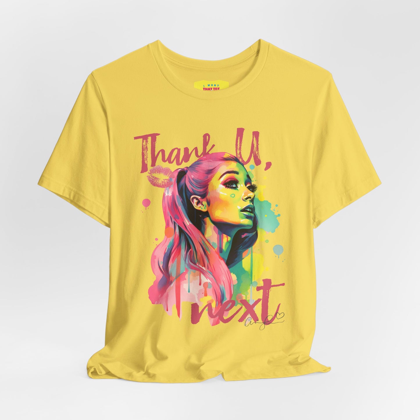 ARlANA GRANDE - THANK U, NEXT (Unisex Jersey Short Sleeve Tee)