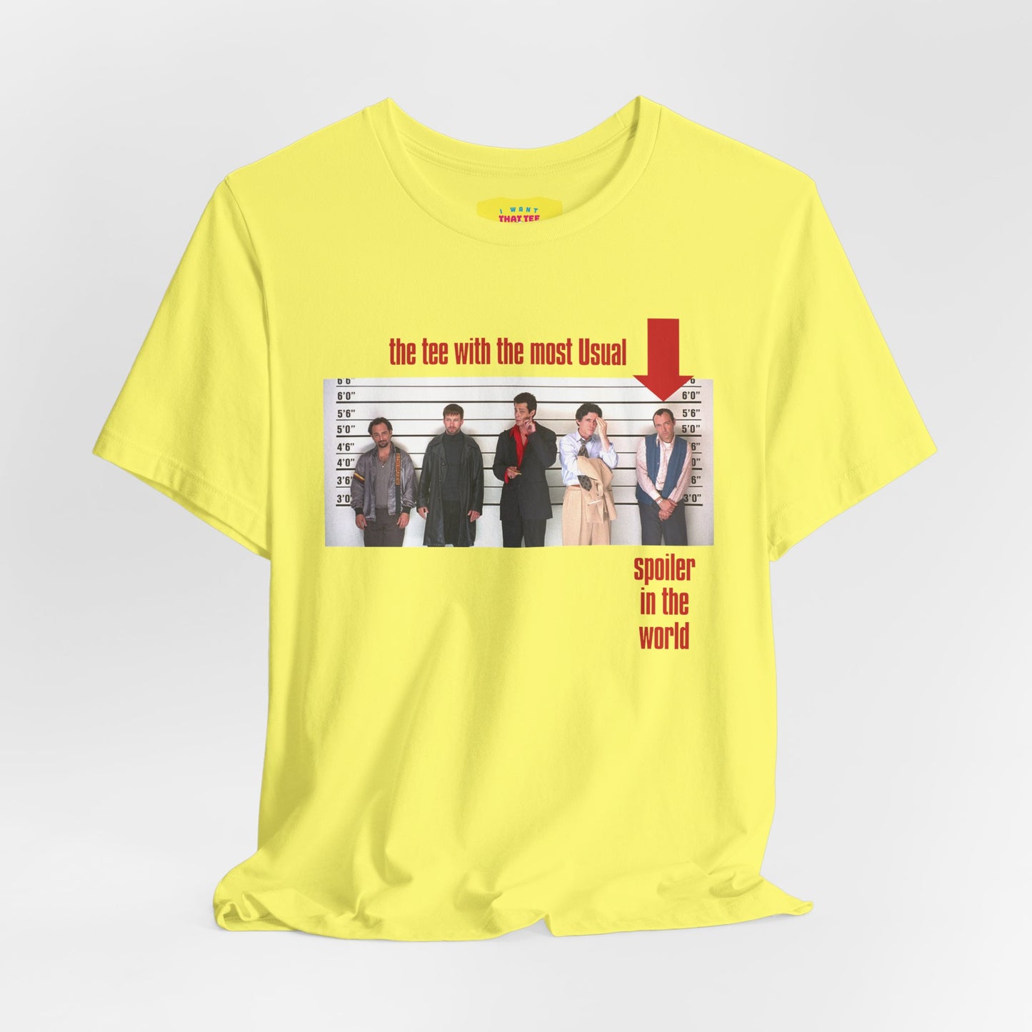 THE USUAL SUSPECTS SPOILER (Unisex Jersey Short Sleeve Tee)