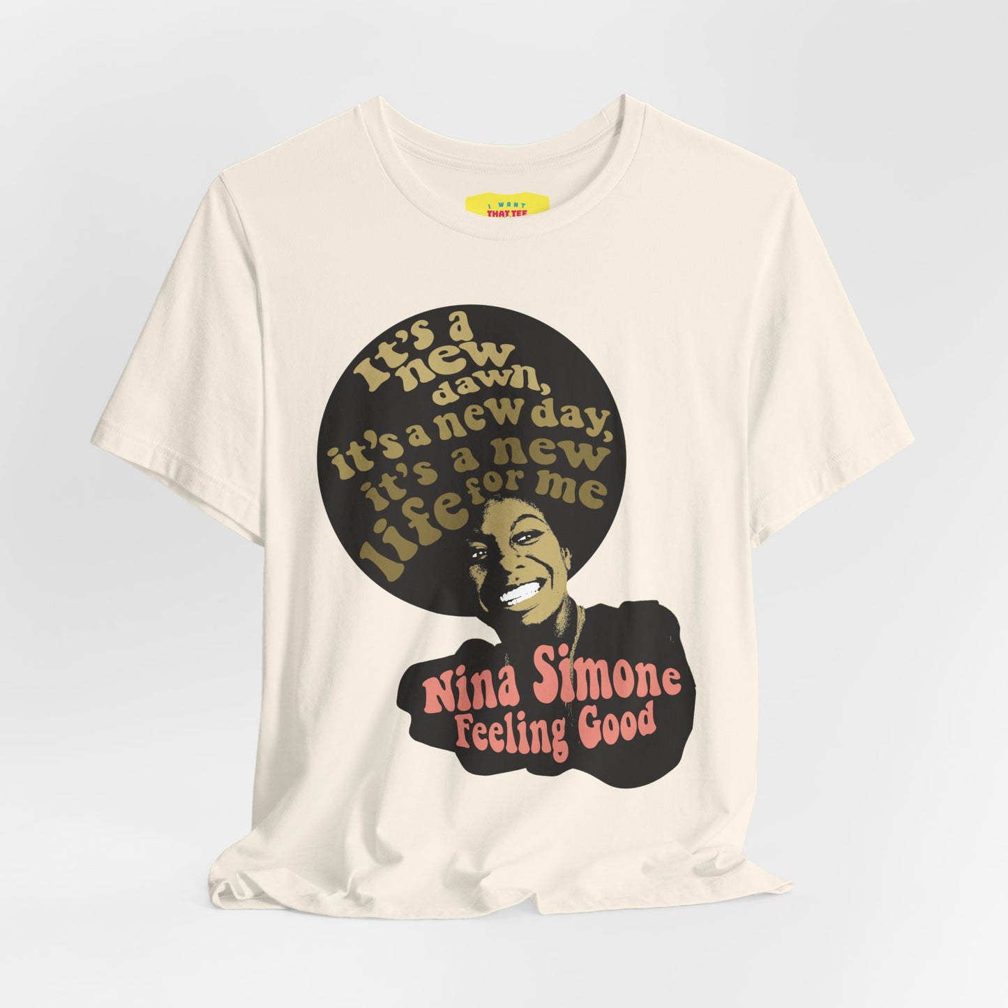 NINA SIMONE - FEELING GOOD (Unisex Jersey Short Sleeve Tee)