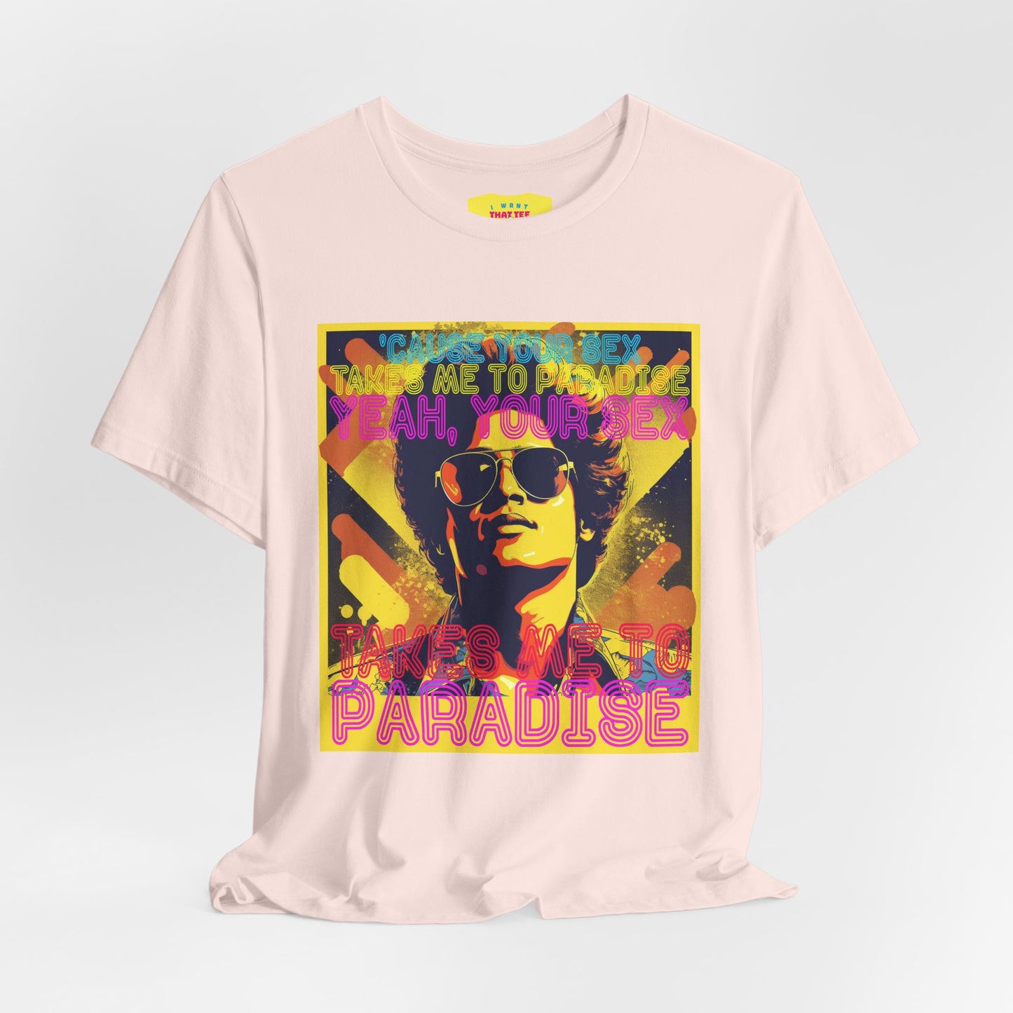 BRUNO MARS - CAUSE YOUR SEX TAKES ME TO PARADISE (Unisex Softstyle T-Shirt)