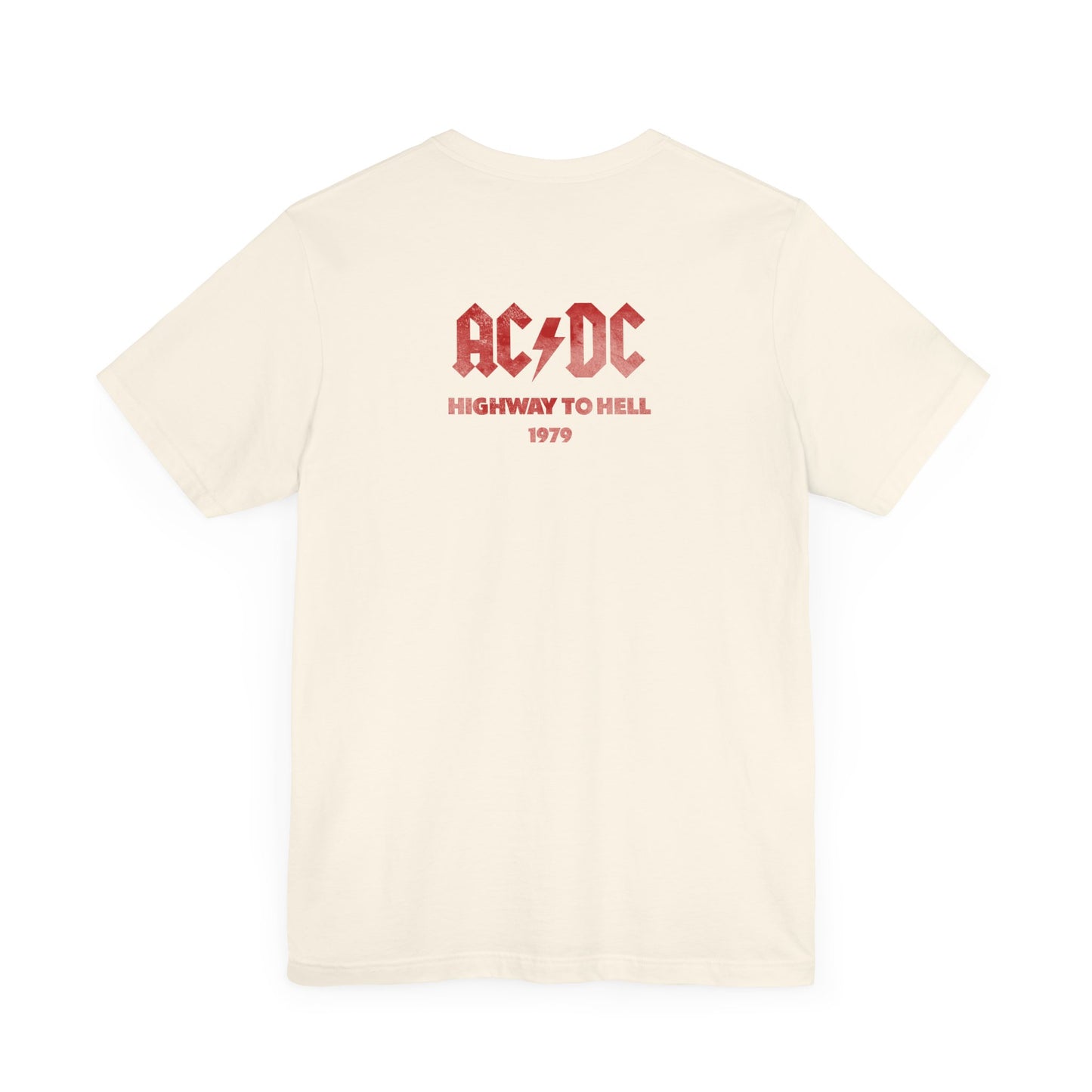 HIGHWAY TO HELL - AC/DC (Unisex Jersey Short Sleeve Tee)