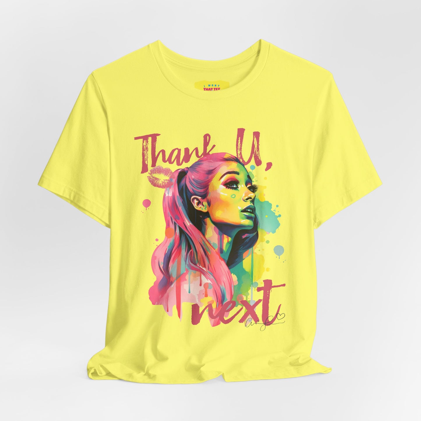 ARlANA GRANDE - THANK U, NEXT (Unisex Jersey Short Sleeve Tee)