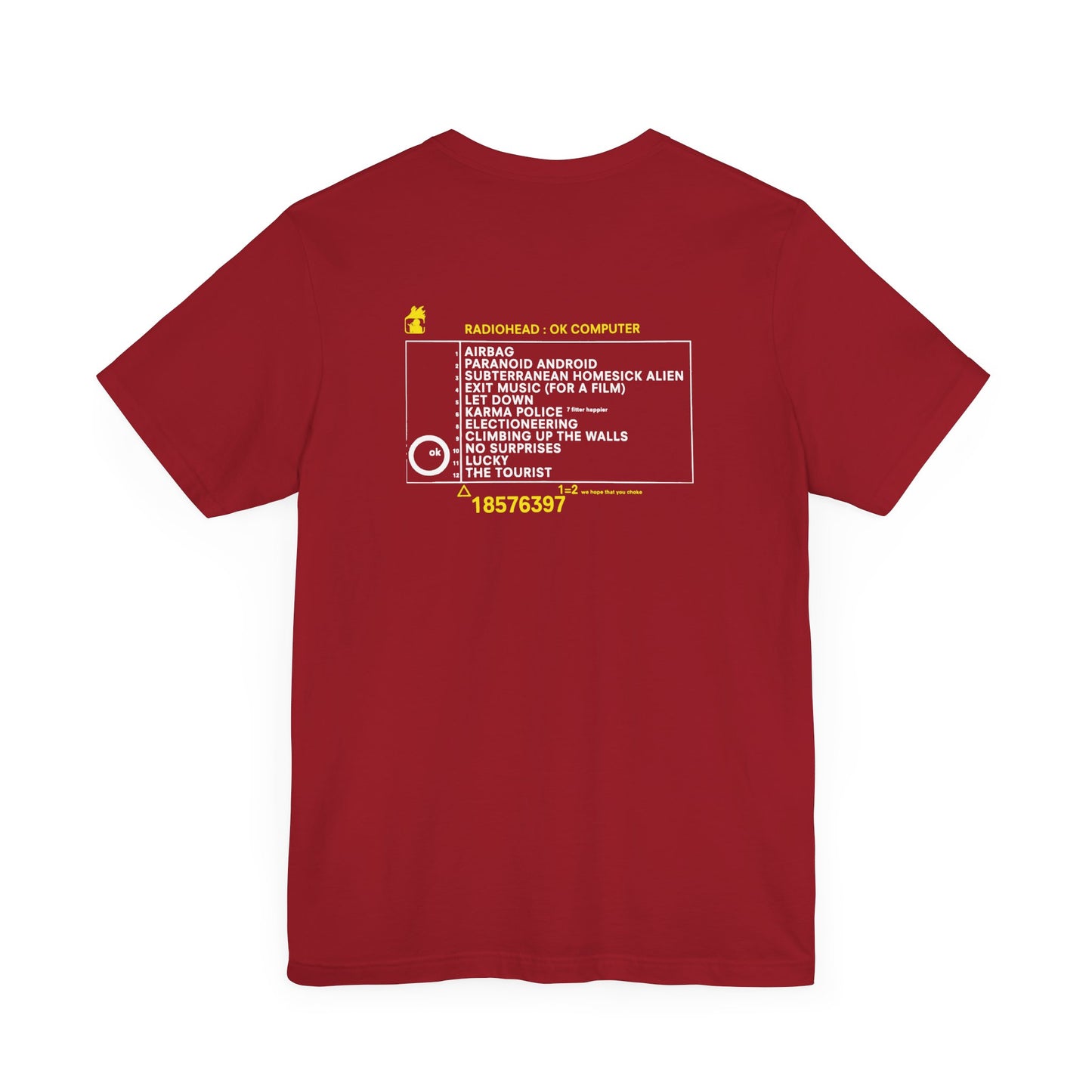 OK COMPUTER - RADIOHEAD (Unisex Jersey Short Sleeve Tee)