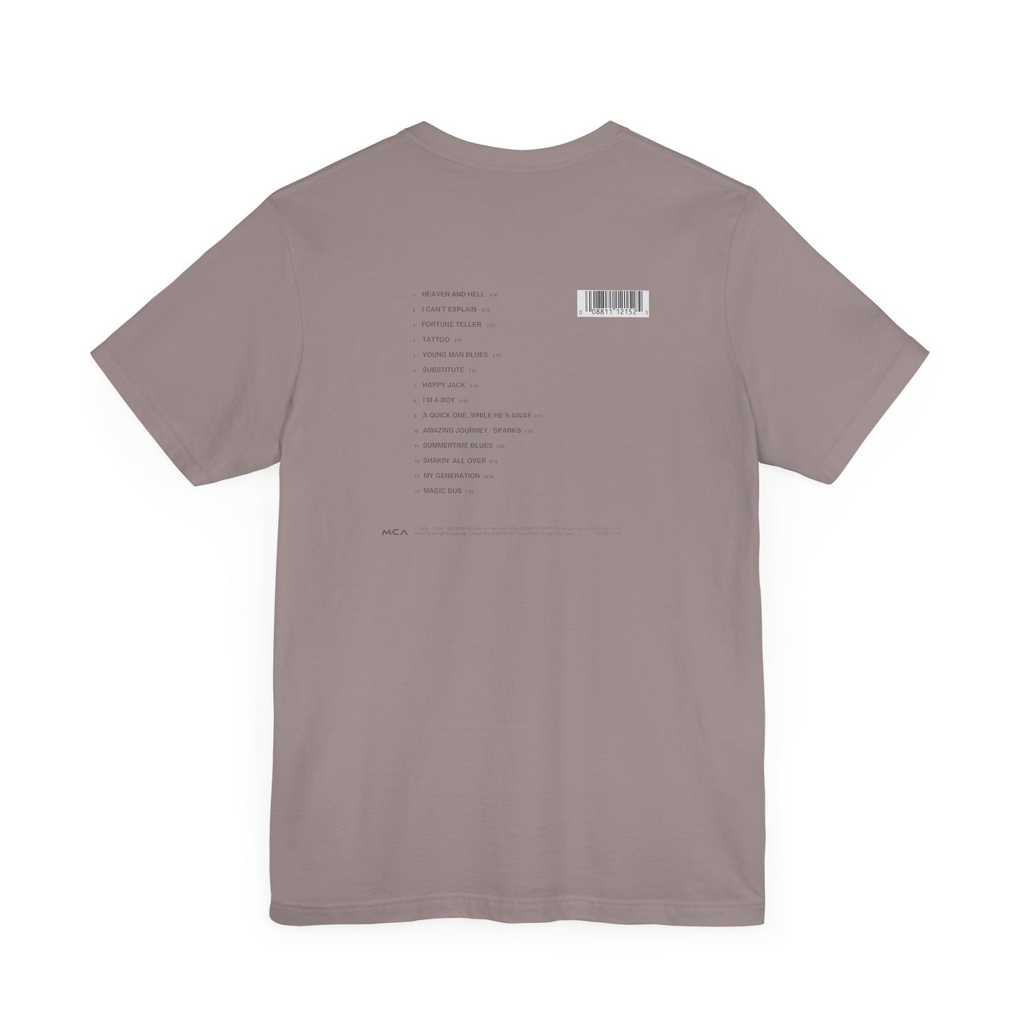 THE WH0 - LIVE AT LEEDS ALBUM COVER (Unisex Jersey Short Sleeve Tee)