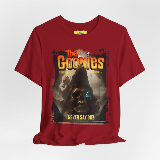 THE GOONIES NEVER SAY DIE! (Unisex Jersey Short Sleeve Tee)