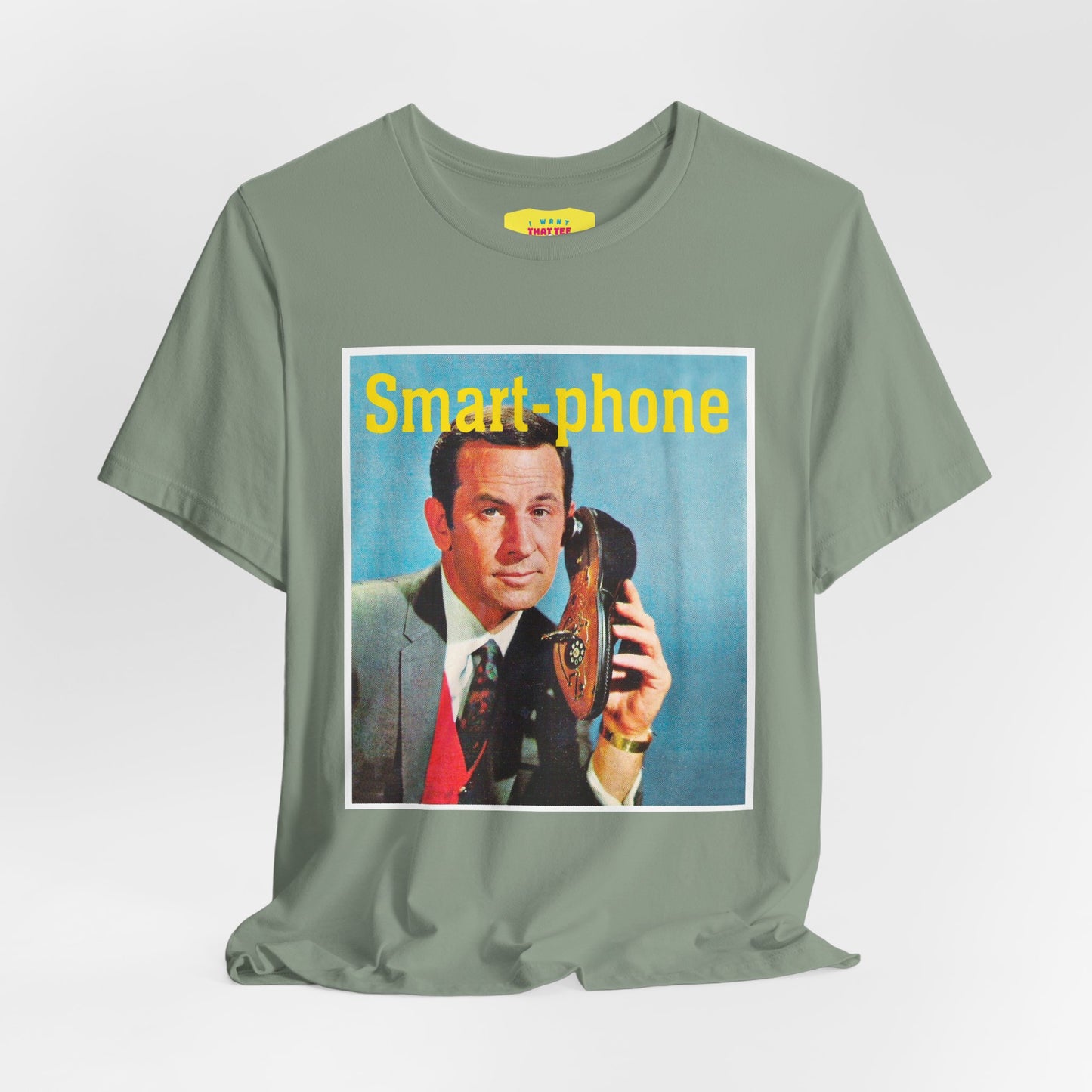 SMARTPHONE - MAXWELL SMART JOKE (Unisex Jersey Short Sleeve Tee)