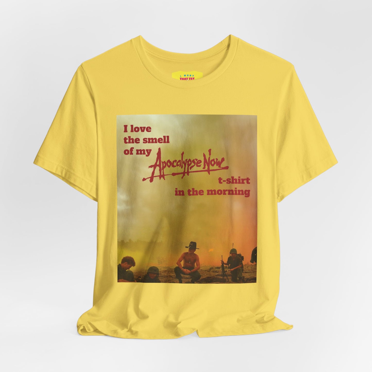 APOCALYPSE NOW QUOTE JOKE (Unisex Jersey Short Sleeve Tee)