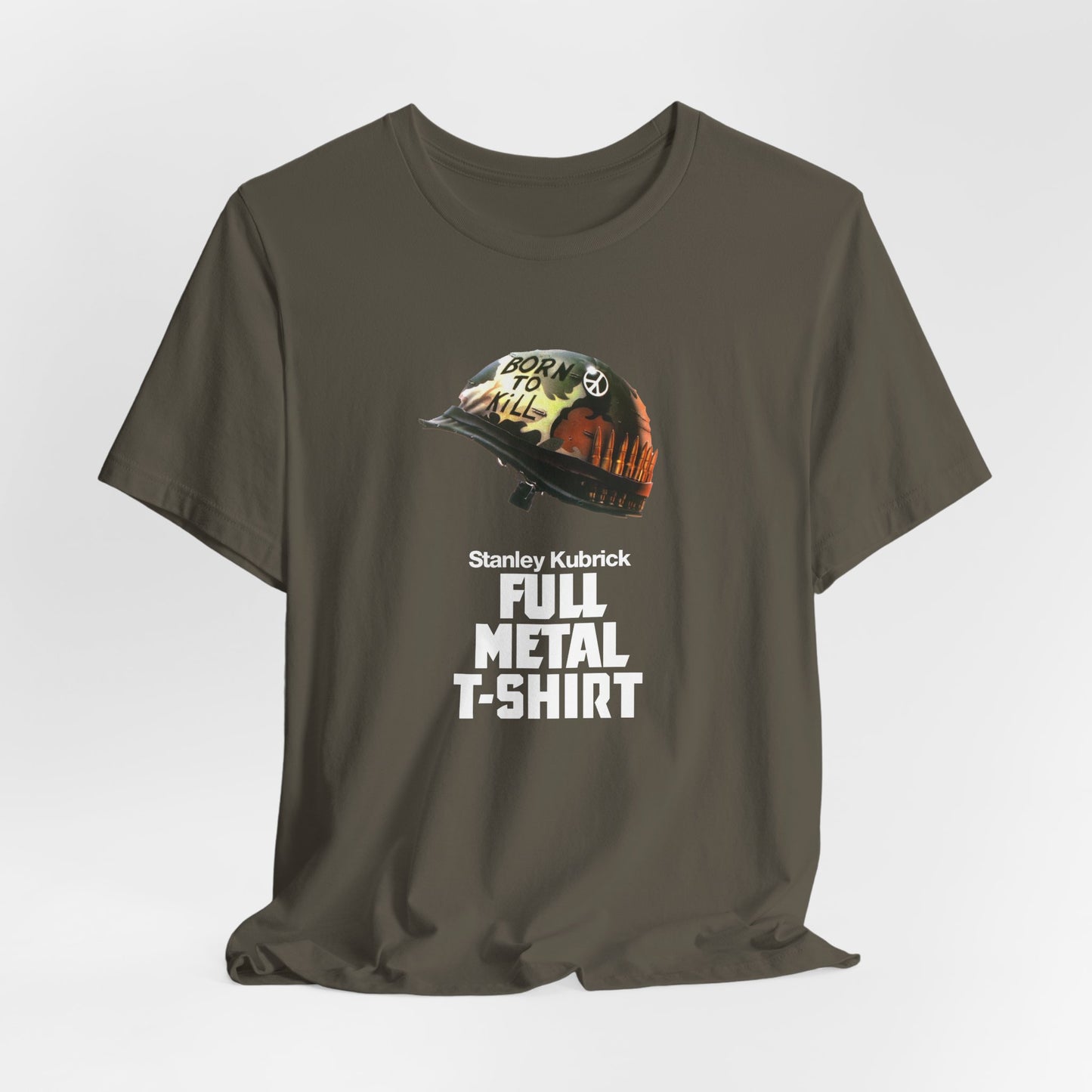 FULL METAL T-SHIRT - STANLEY KUBRICK'S MOVIE JOKE (Unisex Softstyle T-Shirt)